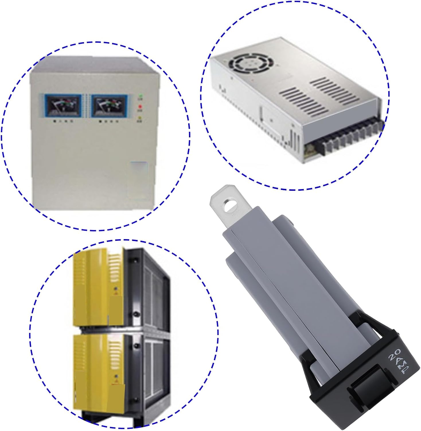 3Pcs W Type 20A 2Pin Thermal Circuit Snap-In Breaker Fuse Suitable for Transformers Motors Battery Chargers image number 4