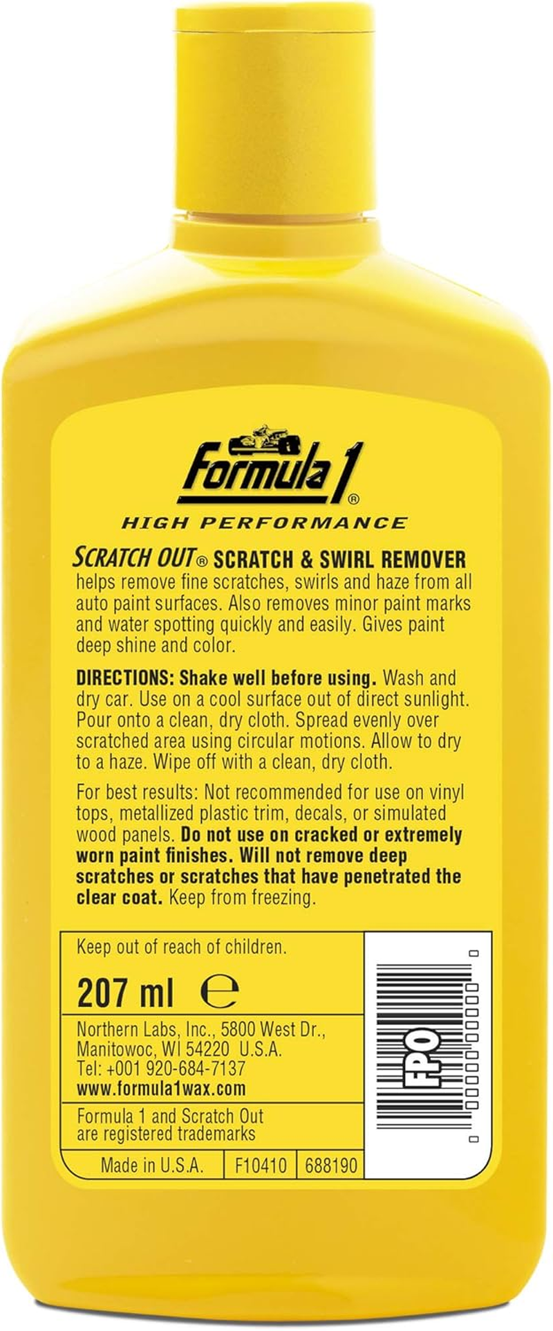 Formula 1 Scratch Out Liquid, 414 Ml image number 2