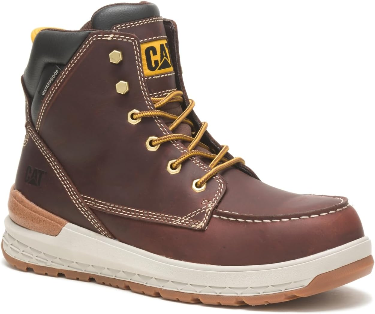 CAT Footwear Men'S Impact Waterproof Composite Toe Construction Boot image number 1