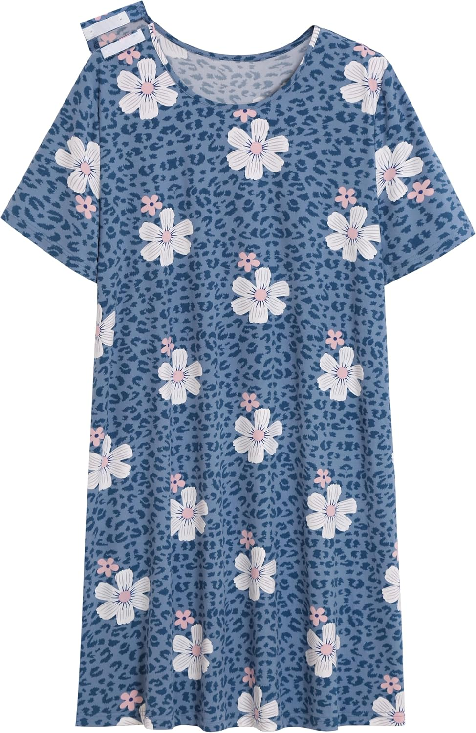 AVIIER Hospital Gowns for Women Open Back Adaptive Clothing Nightgowns Post Shoulder Surgery Dress