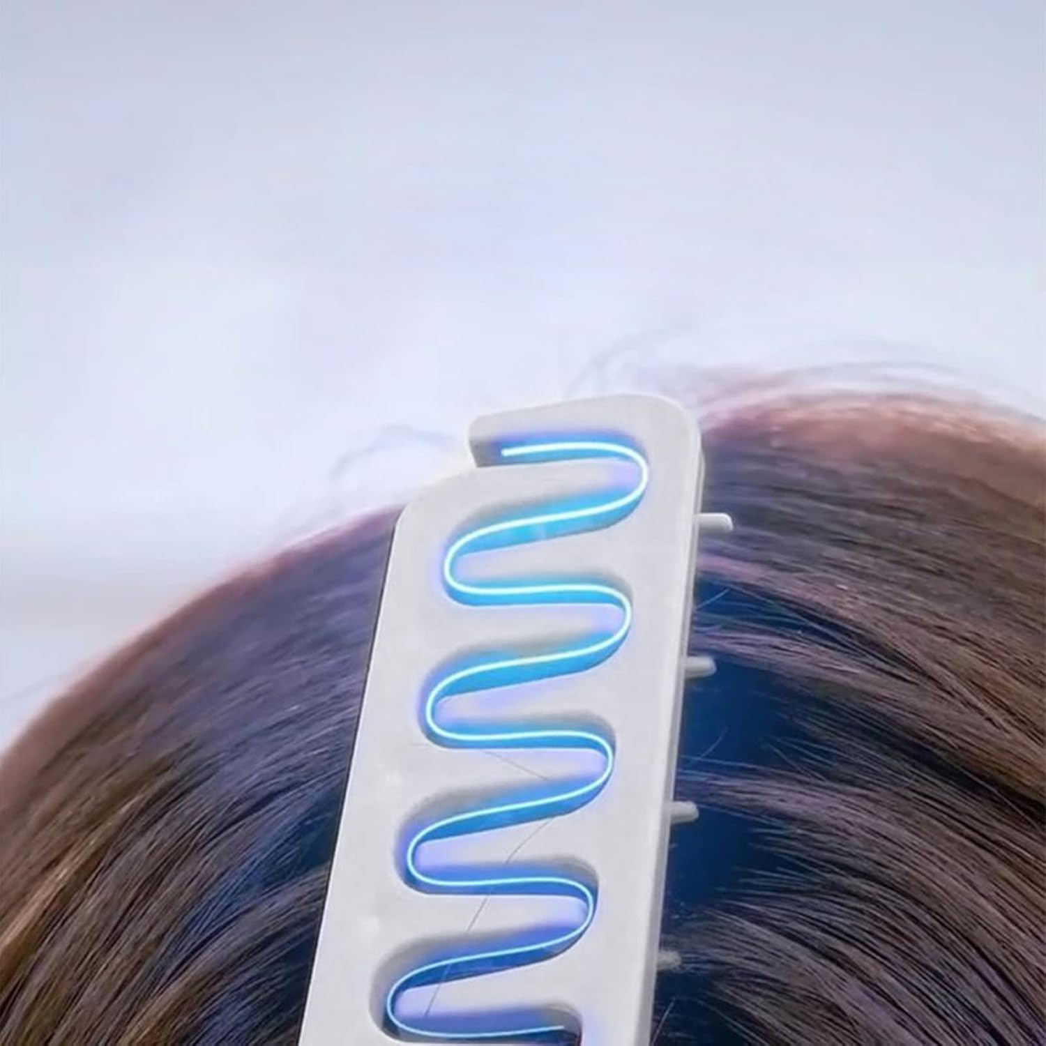 Texture Comb, Volumizing Wide-Tooth Hair Styling Comb, Wide Tooth Detanglers, Foundation Capacity Apparatus Lift, Seamless Design, Bangs Seam Grooming Accessory for Women Men - Gray image number 6