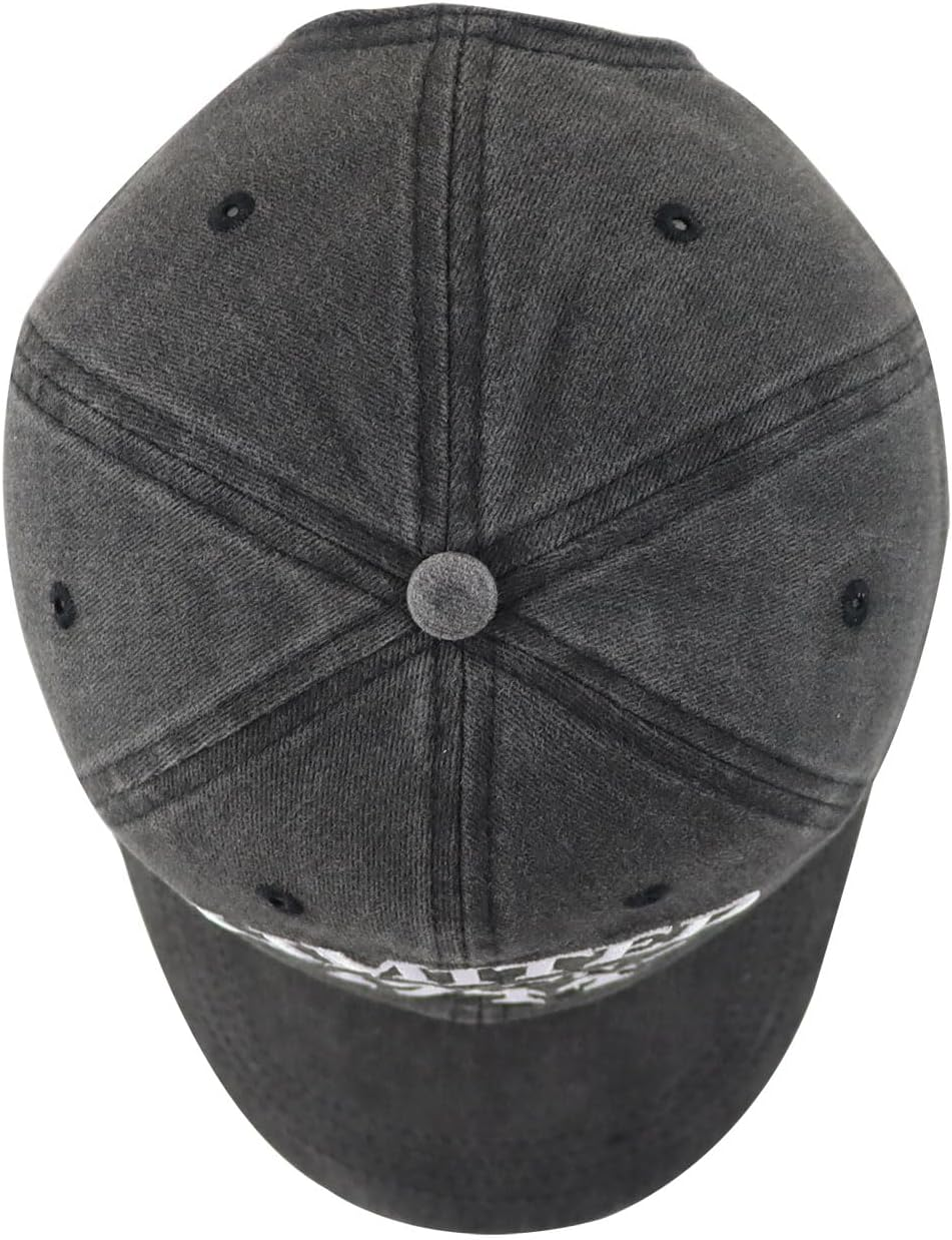 Xullaxth Limited Edition 1950 1951 1952 1953 1954 1955 1956 1957 1958 1959 Hat for Men Women, Adjustable Cotton Baseball Cap - 1950 Black image number 3