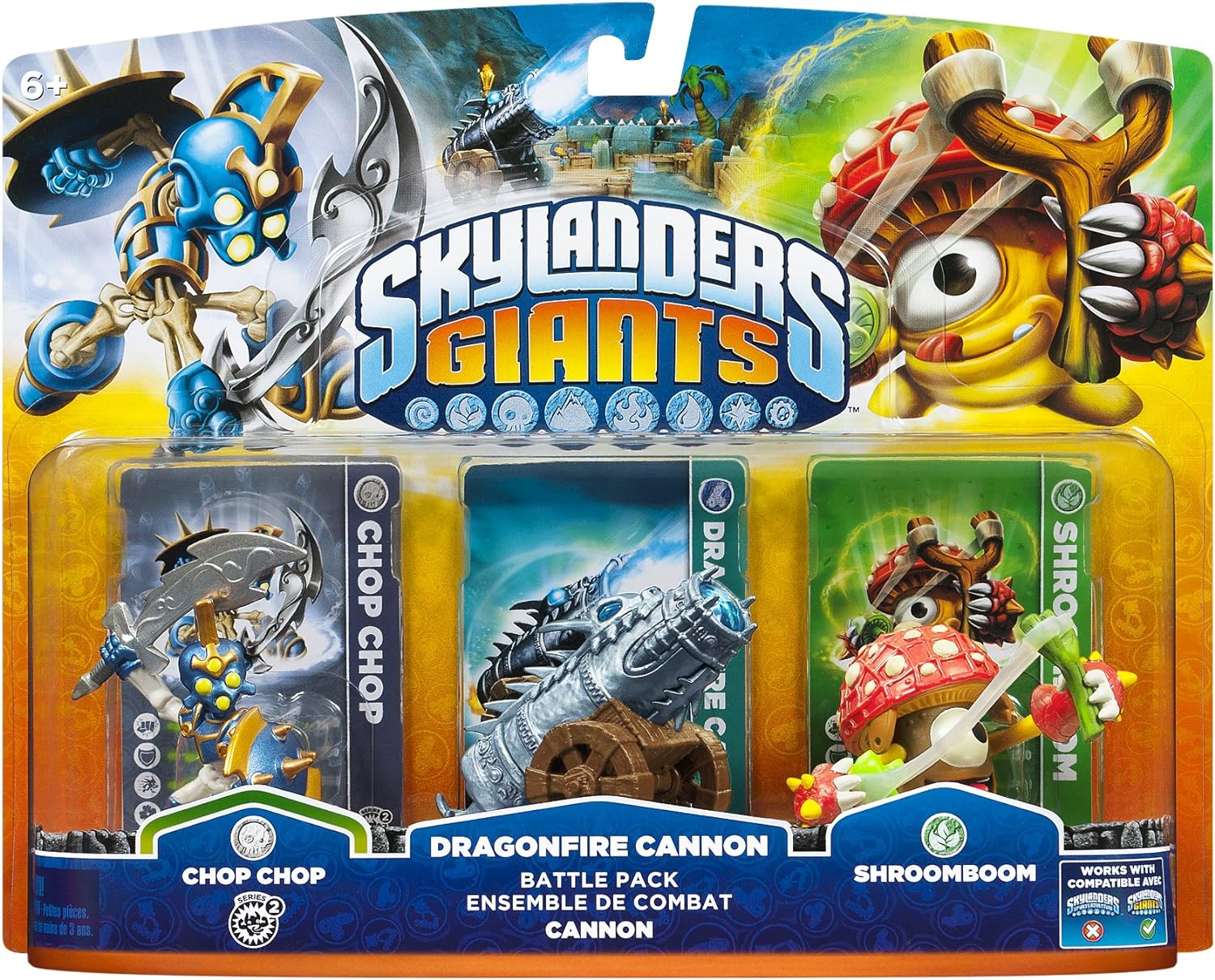 Skylanders Giants Battle Pack 1: Chop Chop - Dragonfire Cannon - Shroomboom image number 4