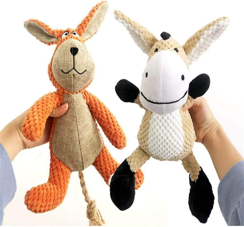 Designed for Heavy Chewers, 2024 Newest Dog Animals Chew Toy, Invincipaw Animals for Heavy Chewers, Animals for Heavy Chewers Tough Stuffed Animals Suitable Large, Medium and Small Dogs (#4) image number 4