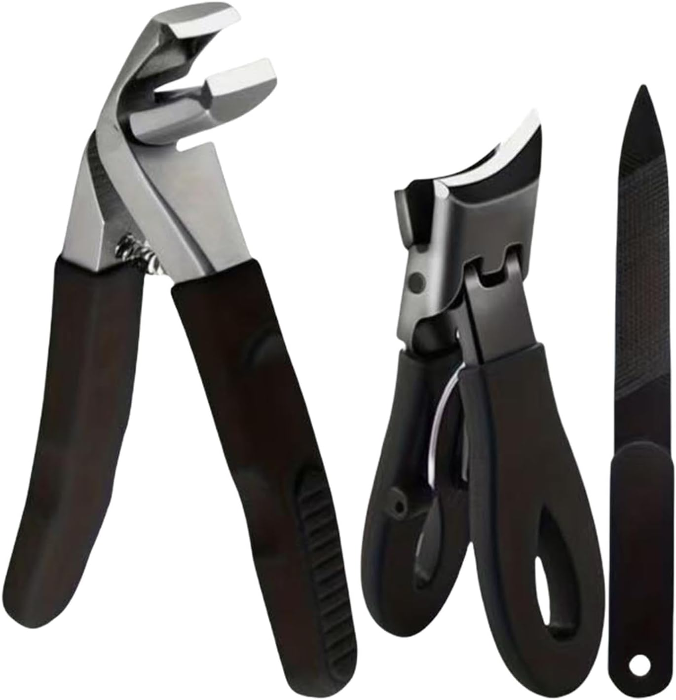 Nail Clippers Catcher - Angled Head Nail Clippers | Toenail Clippers for Thick Nails | Ergonomic Angled Toenail Clippers | No Splash Fingernail Clipp&eacute;r | Large Wide Jaw Nail Clipp&eacute;r with Catcher image number 5