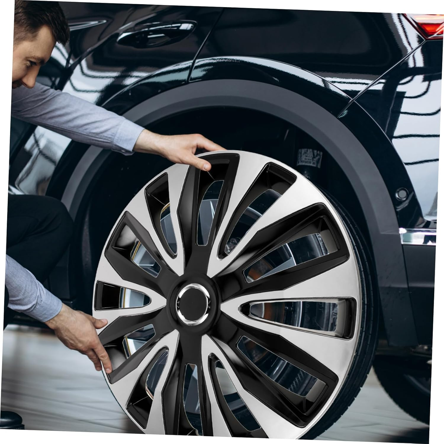 HAPINARY Enhanced Vehicle Style Car Wheel Rim Cover Hubcaps for Automotive Wheel Hub Caps image number 3