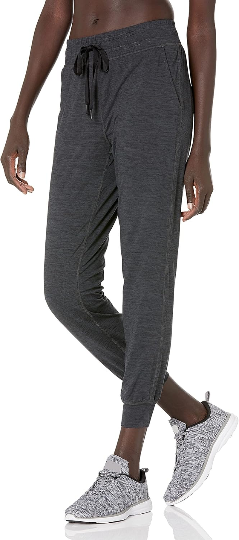 Amazon Essentials Women'S Brushed Tech Stretch Jogger Pant (Available in plus Size)