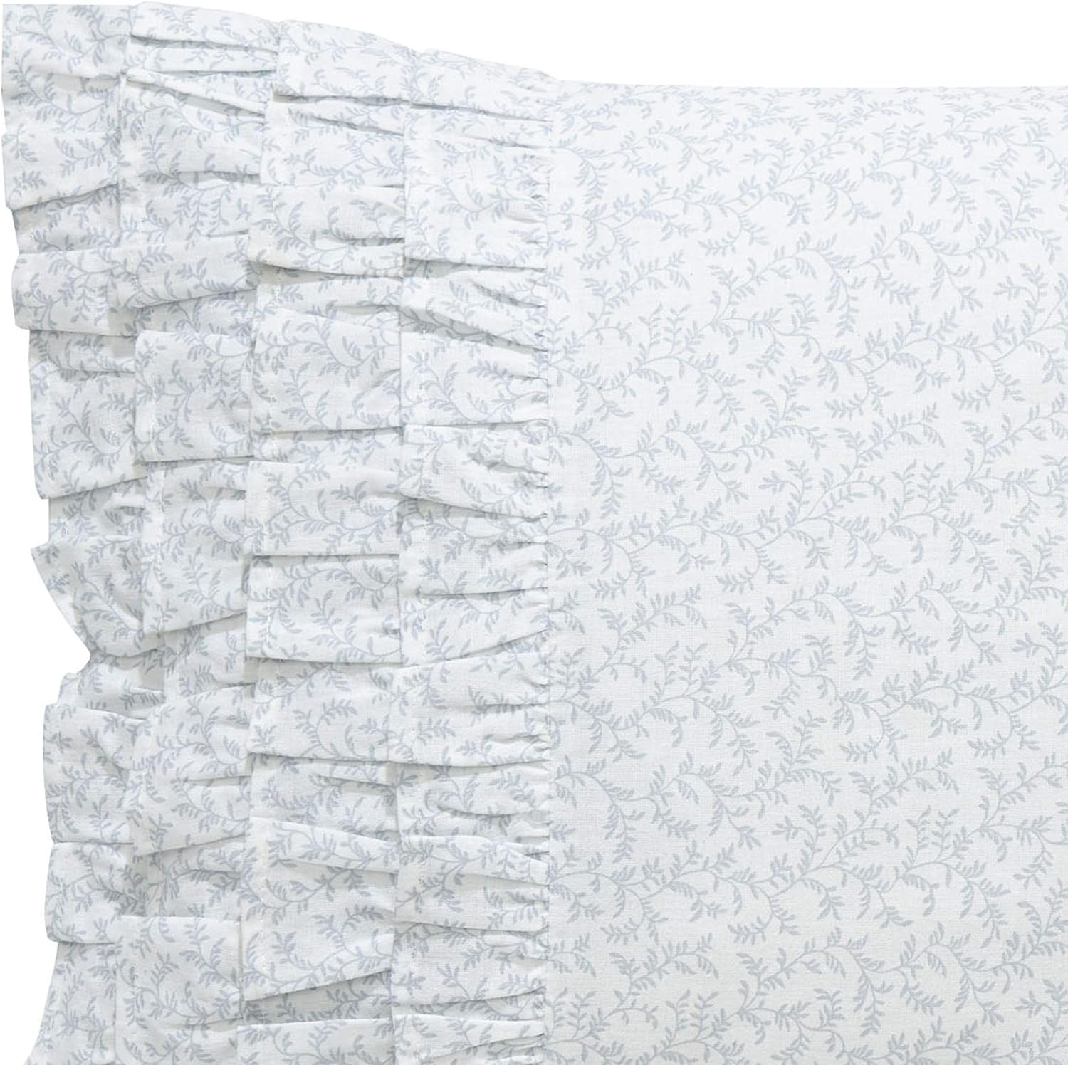 Laura Ashley Throw Pillow Home Decor with Envelope Closure, 1 Count (Pack of 1), Cottage Blue image number 4