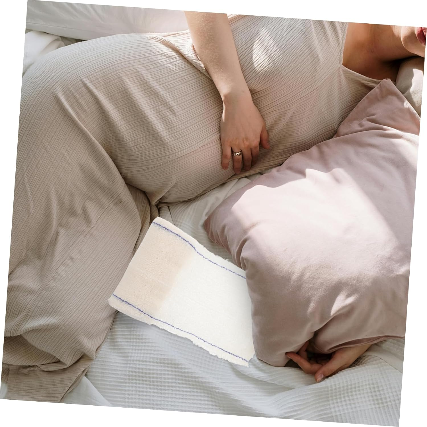 Postpartum Belly Band Breathable Adjustable Chest Compression Wrap for Support Comfortable Compression for Shaping and Posture Improvement image number 6