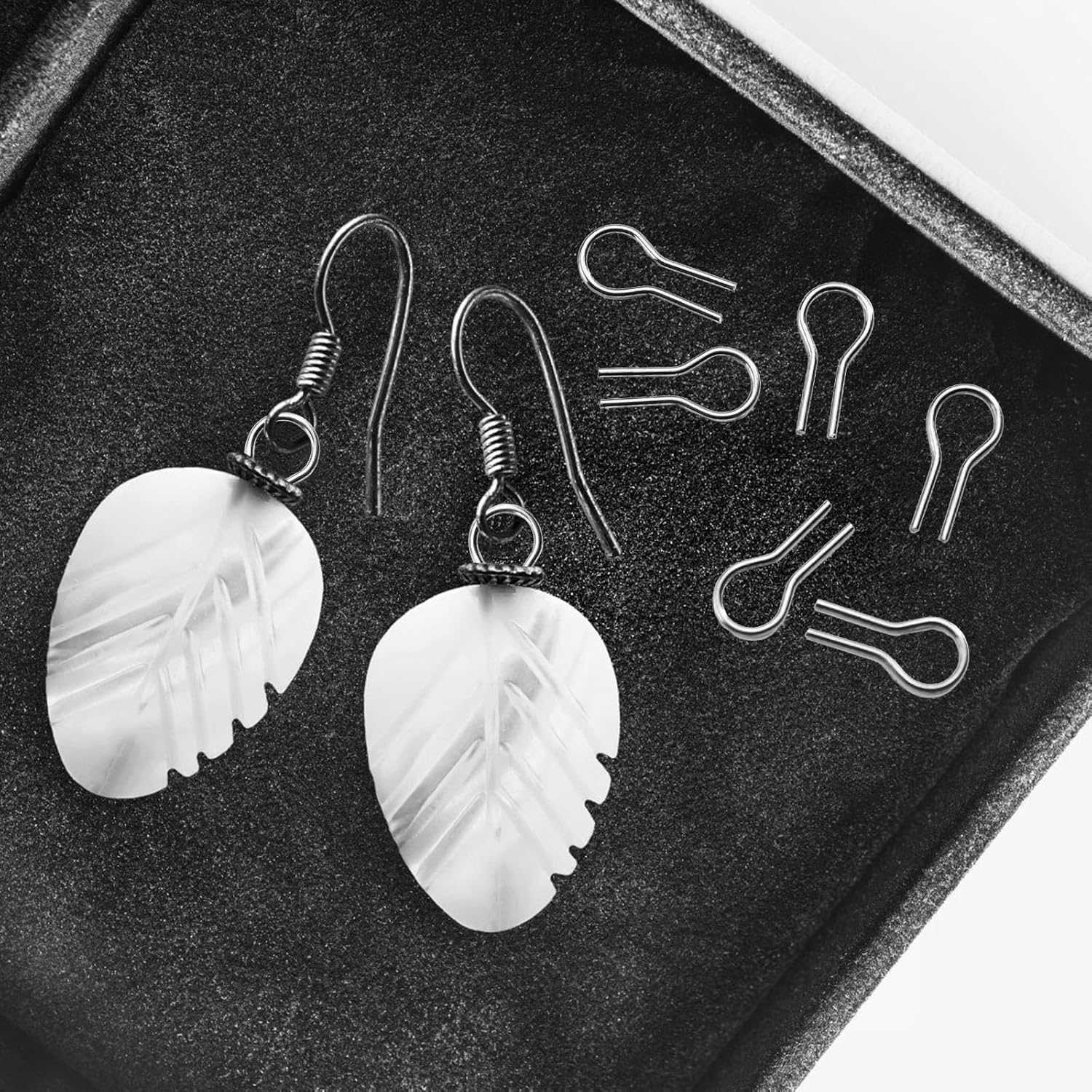 200 Pcs High Fire Wire for Ceramic R Hanging Burning Needle Jump Ring Opener Glass Fusing Supplies Stained Glass Supplies Nichrome Wire for Ceramic for DIY Pendant, Ceramic Ornaments, Fusing (Silver) image number 6