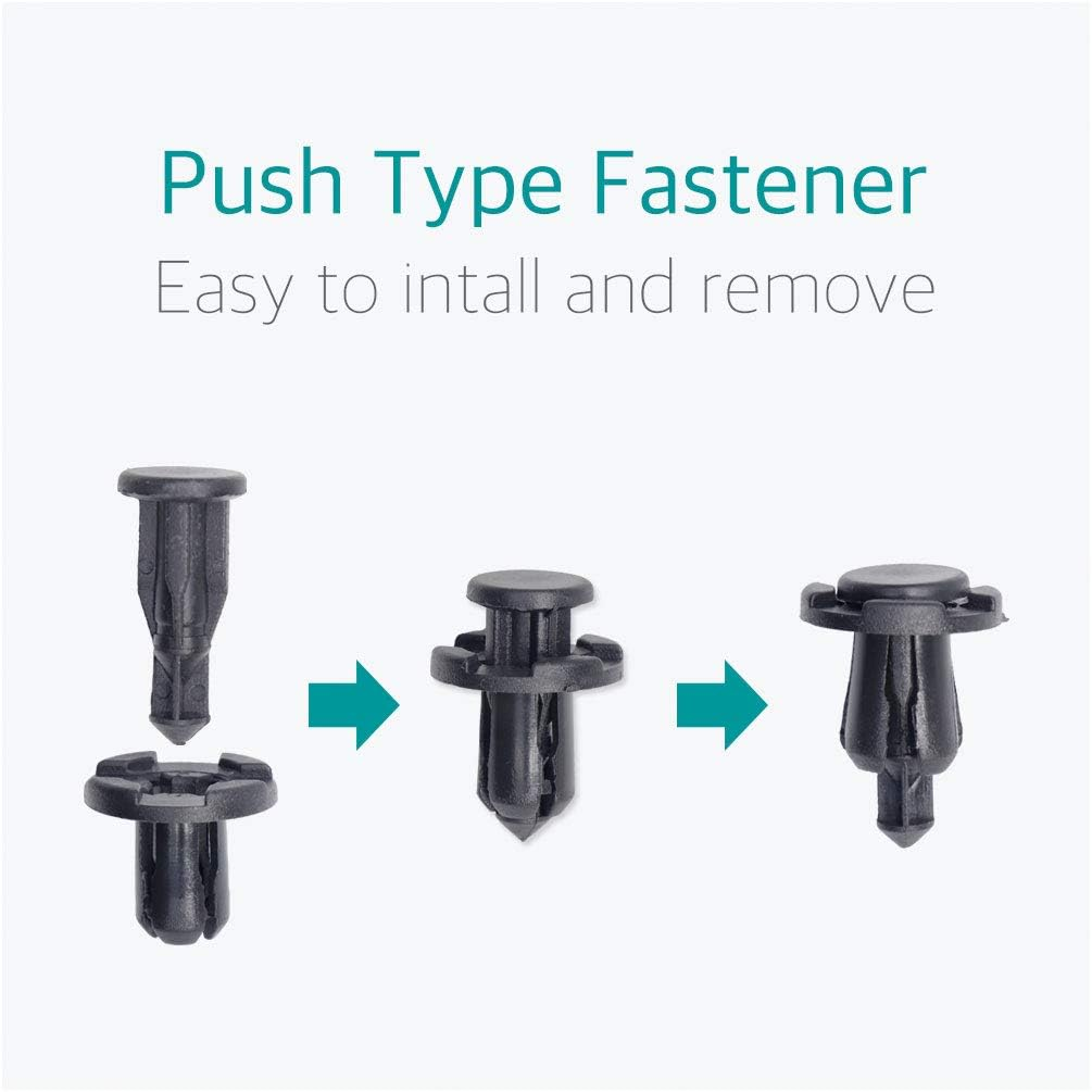 Lantee 20 Pcs Bumper, Engine Cover, Fender & Grille Push-Type Retainer Clips for Subaru 90914-0007 Baja, Forester, Impreza, Legacy, Outback & Tribeca 2000 - On image number 1