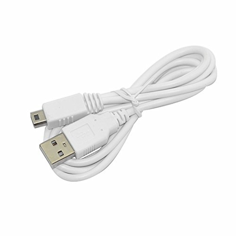 Power USB Data Charger Charging Cable Cord Compatible with Nintendo Wii U/WUP-010 Gamepad Controller