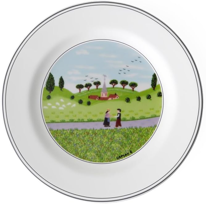 Villeroy & Boch Design Naif Dinner Plate #1 Going to Market