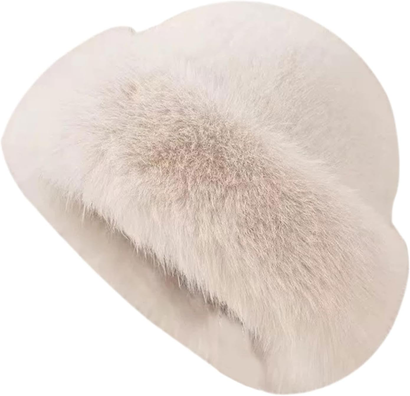 Kowaku Winter Faux Fur Hat Women Trendy Cossack Russian Hat for Camping Outdoor