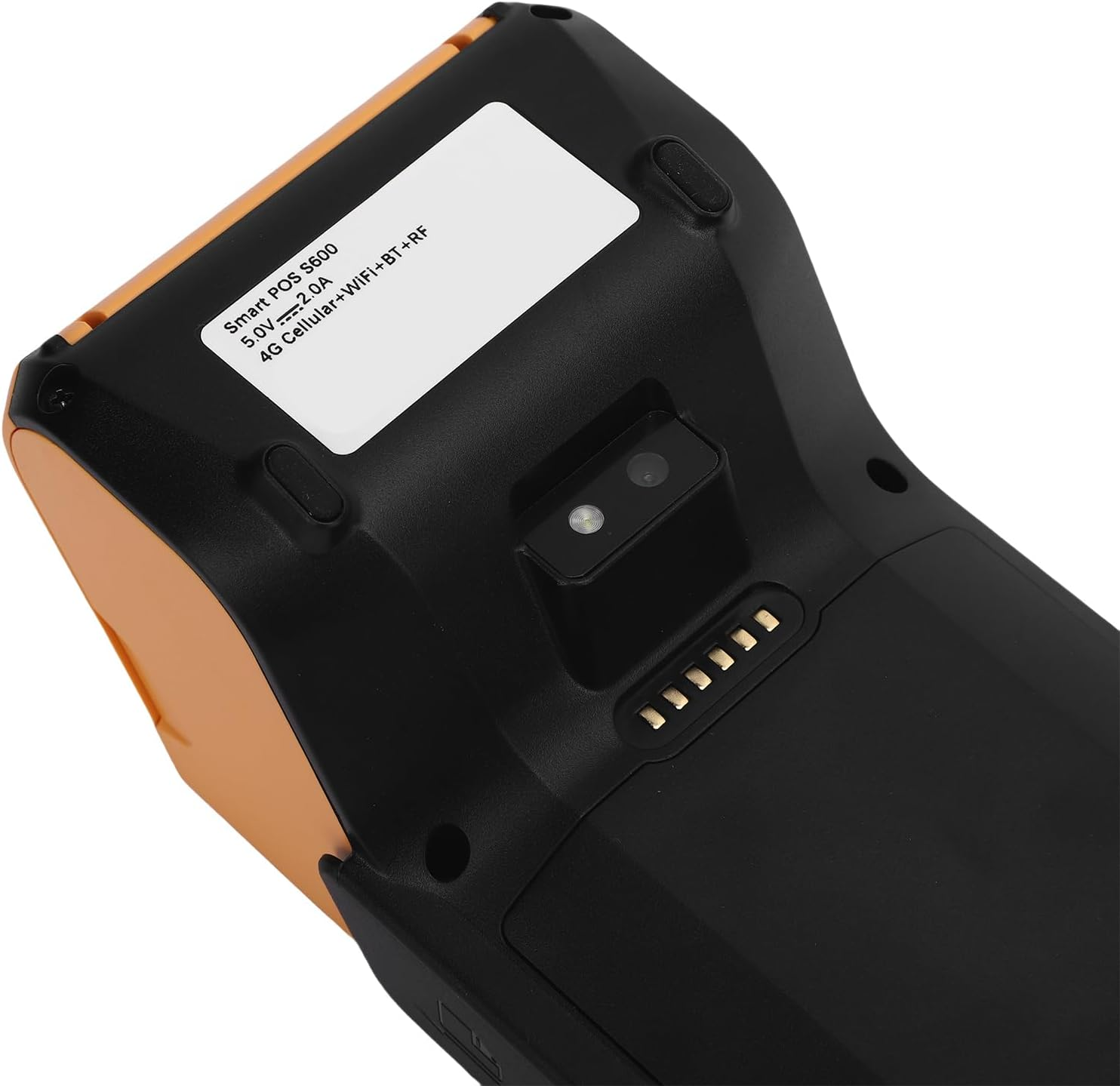 Handheld Barcode Scanner, 5.5In Touchscreen NFC Contactless Reader with 2MP/5MP Camera and 58Mm Thermal Printer, 3100Mah Battery for POS Applications