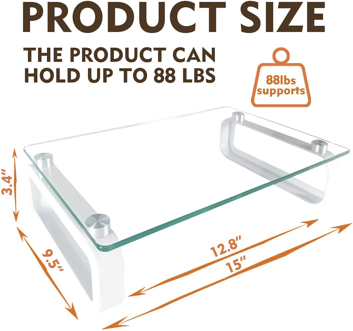 Hemudu Monitor Stand Laptop TV Screen Riser HD02T-001P image number 1