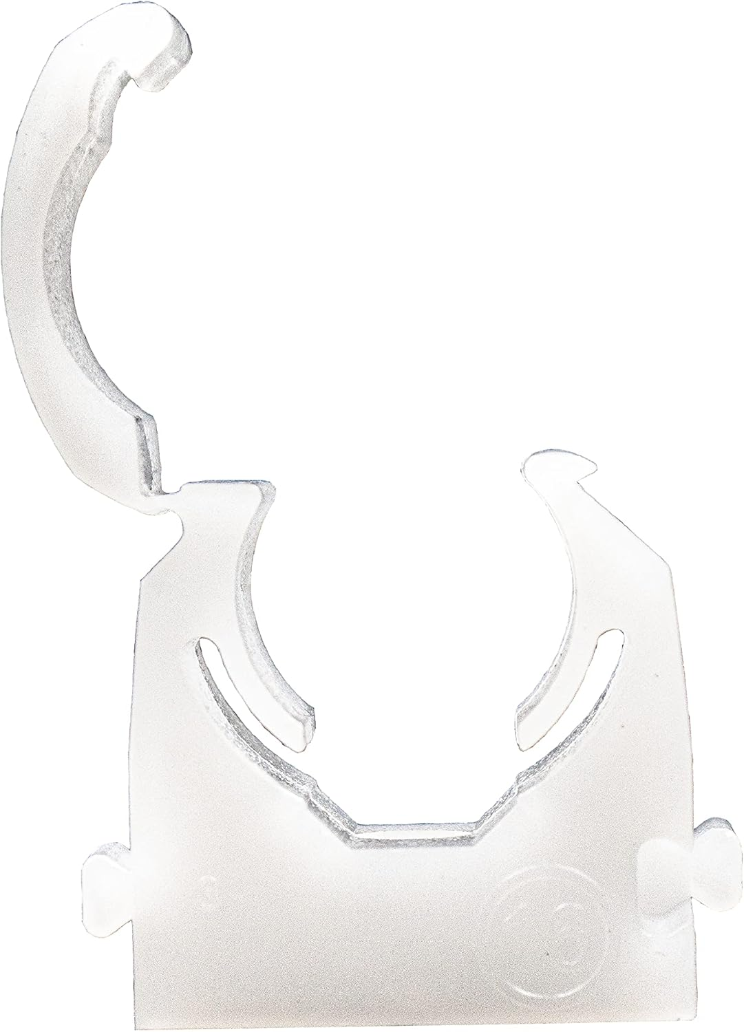 Talon - 16Mm Single Hinged Pipe Clip X100 - Natural - 360&deg; Fixing for Pipework - up to 85&deg;C - Safe for Use on Plumbing, Gas and Air Conditioning Pipe image number 2