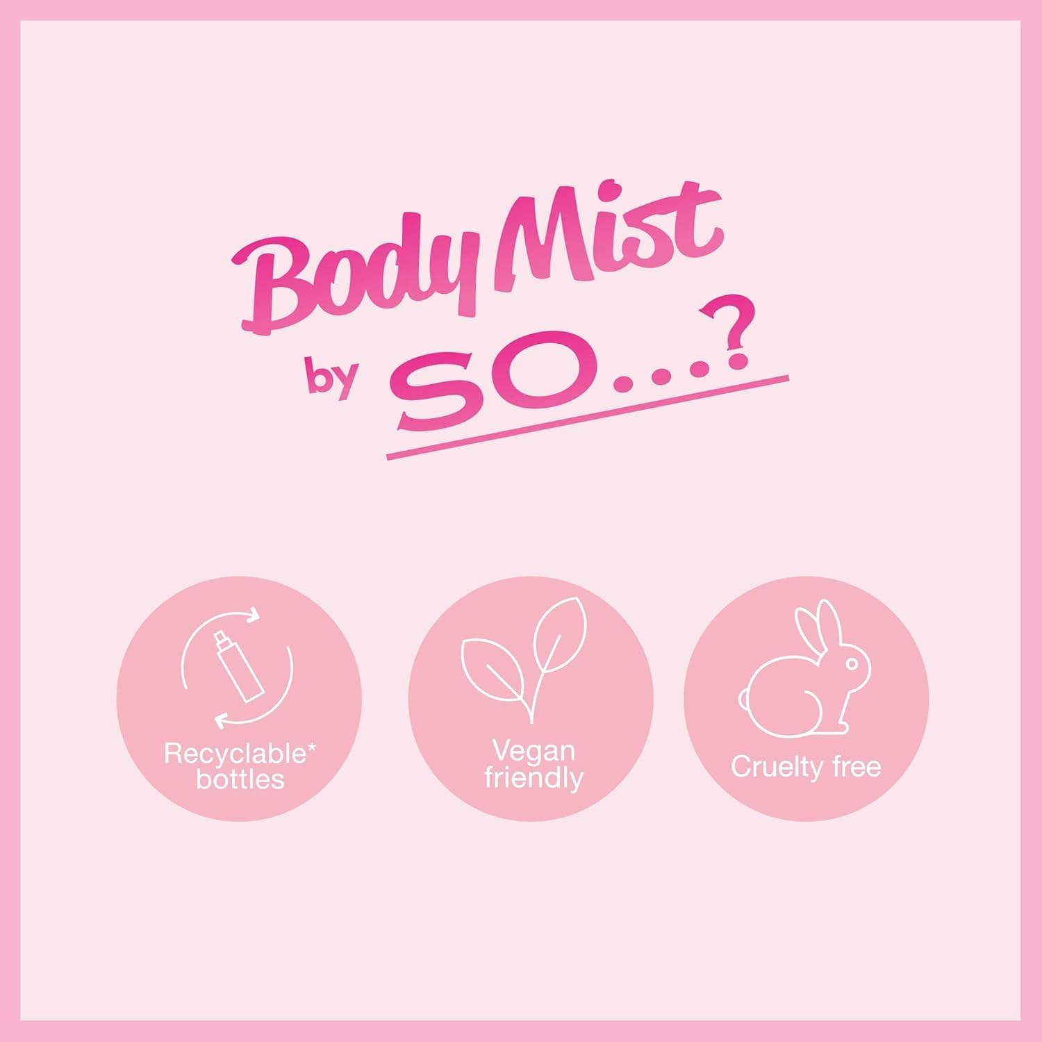 Body Mist by so Luscious Four Mini Mist Fragrance Mist Gift Set for Women, 4 X 100Ml with Vanilla, Candy Floss, Cherry Blossom and Red Velvet - Travel Size Perfume Body Spray Collection image number 2