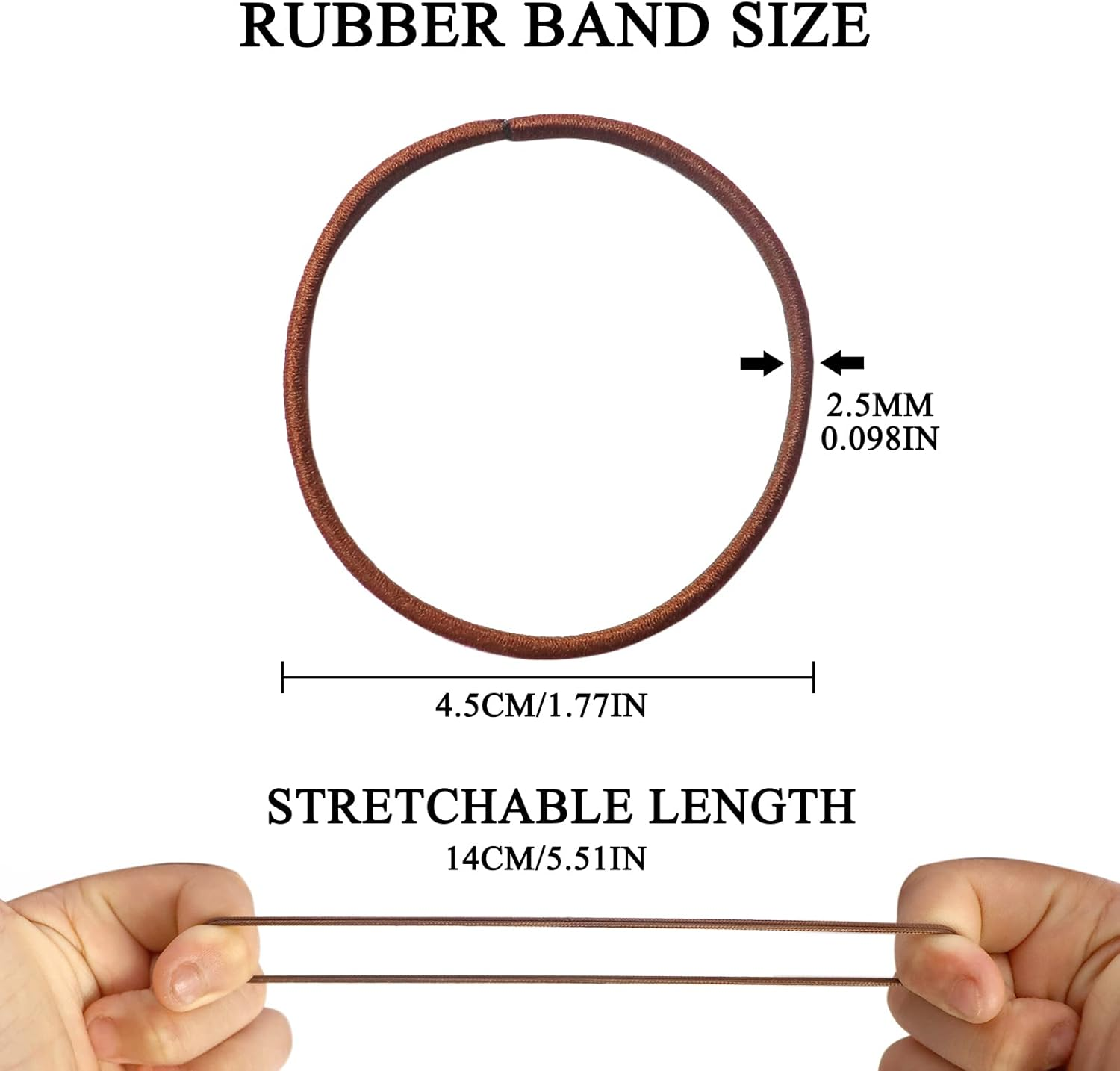 Kavya Pack of 100 Women'S Hair Bobbles (3 Colours), 20 Hair Pins (4 Colours) Bobby Pins, without Metal, Small Elastic Thin Hair Bobbles Girls Ponytail Hair Accessories-A