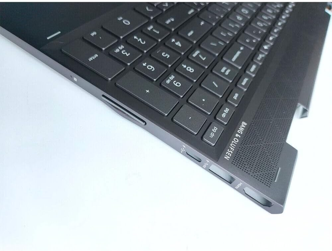 Replacement for HP Envy X360 15-CN 15M-CN0011DX 15M-CN 15T-CN 15-CN1073WM Laptop Upper Case Palmrest Backlit Keyboard Assembly Part L20748-001 609939-001 L32767-001 Black image number 3