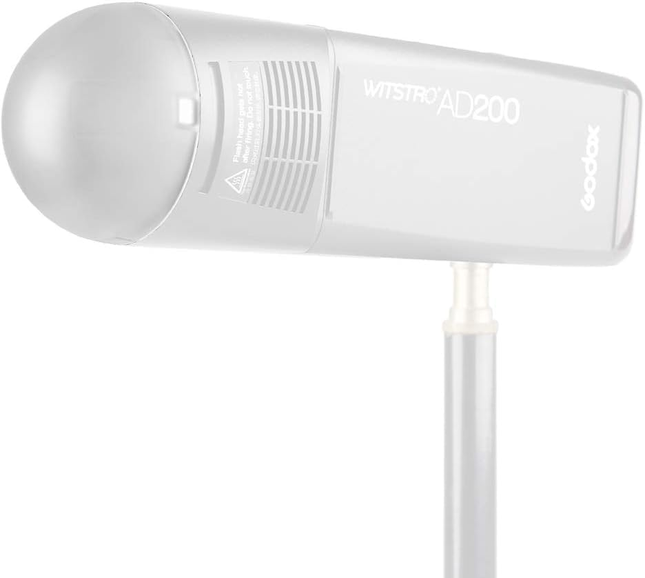 Godox AK-R11 Dome Diffuser for GODOX V100 V1Pro V1 AD100PRO Flash, Compatible with AD200PROII AD200PRO AD200 While Using the H200R round Flash Head, Provides 180-Degree Soft Quality of Light image number 3