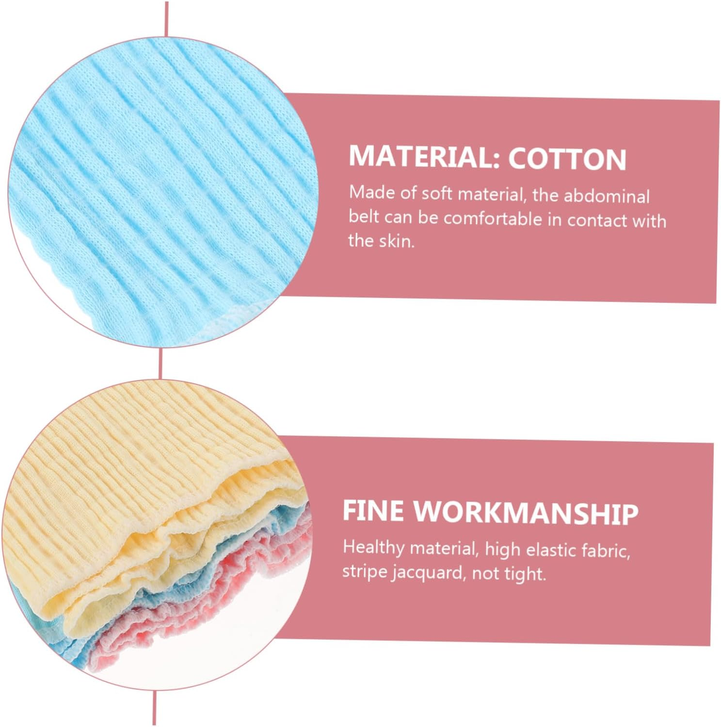 3Pcs Maternity Belt Belly Band for Pregnancy Postpartum Umbilical Cord Care image number 1