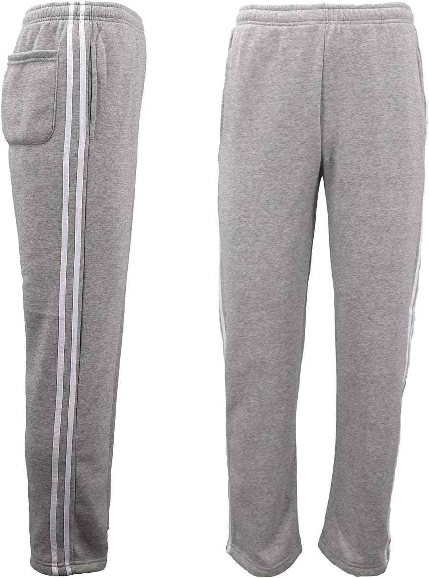 Zmart Australia Men'S Fleece Lined Casual Sports Track Striped Sweat Pants Trousers Gym Trackies image number 3