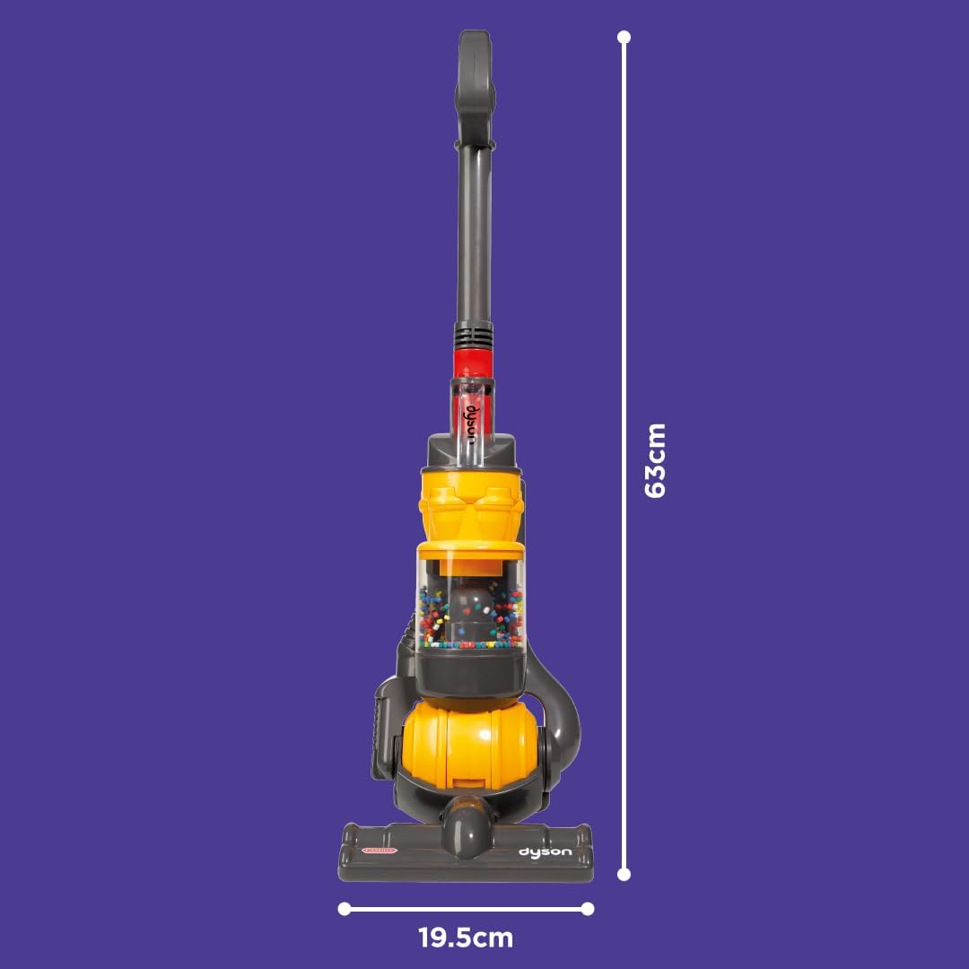 Casdon 64102 Dyson Ball DC24 Roleplay, Grey/Yellow, Single - Pink image number 4