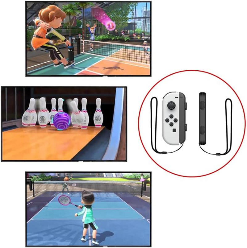 10 in 1 Switch Sports Accessories Bundle for Nintendo Switch, Family NS Sport Game Switch OLED Kits with Tennis Rackets, Golf Clubs, Chambara Swords, Soccer Leg Straps & Joycon Grips image number 3