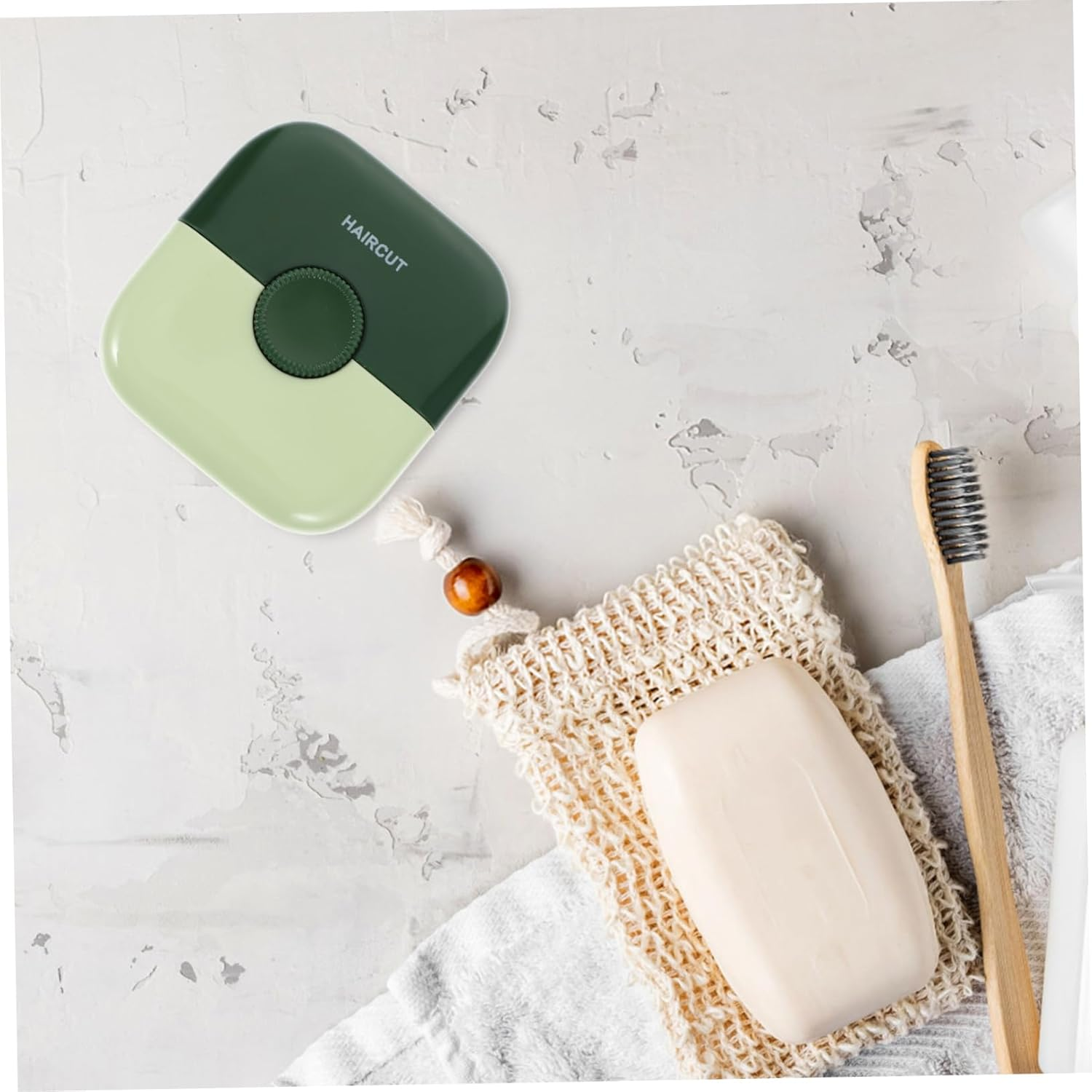 NULYLU Portable Hair Fringe Cutting Tool Hair Cutting Comb for Safe Trimming and Styling for Home and Salon Use and Material Avocado Green image number 6