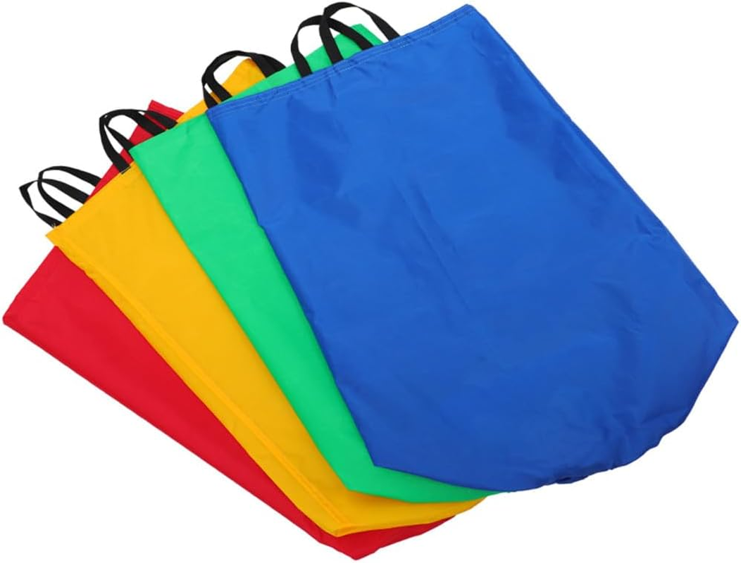 4Pack Potato Sack Race Bags, Colorful Durable Sack Race Bags Outdoor Lawn Games for Kids 3-7, No Odors or Messy Fibers, Birthday Party and Outdoor Family Games Set image number 3