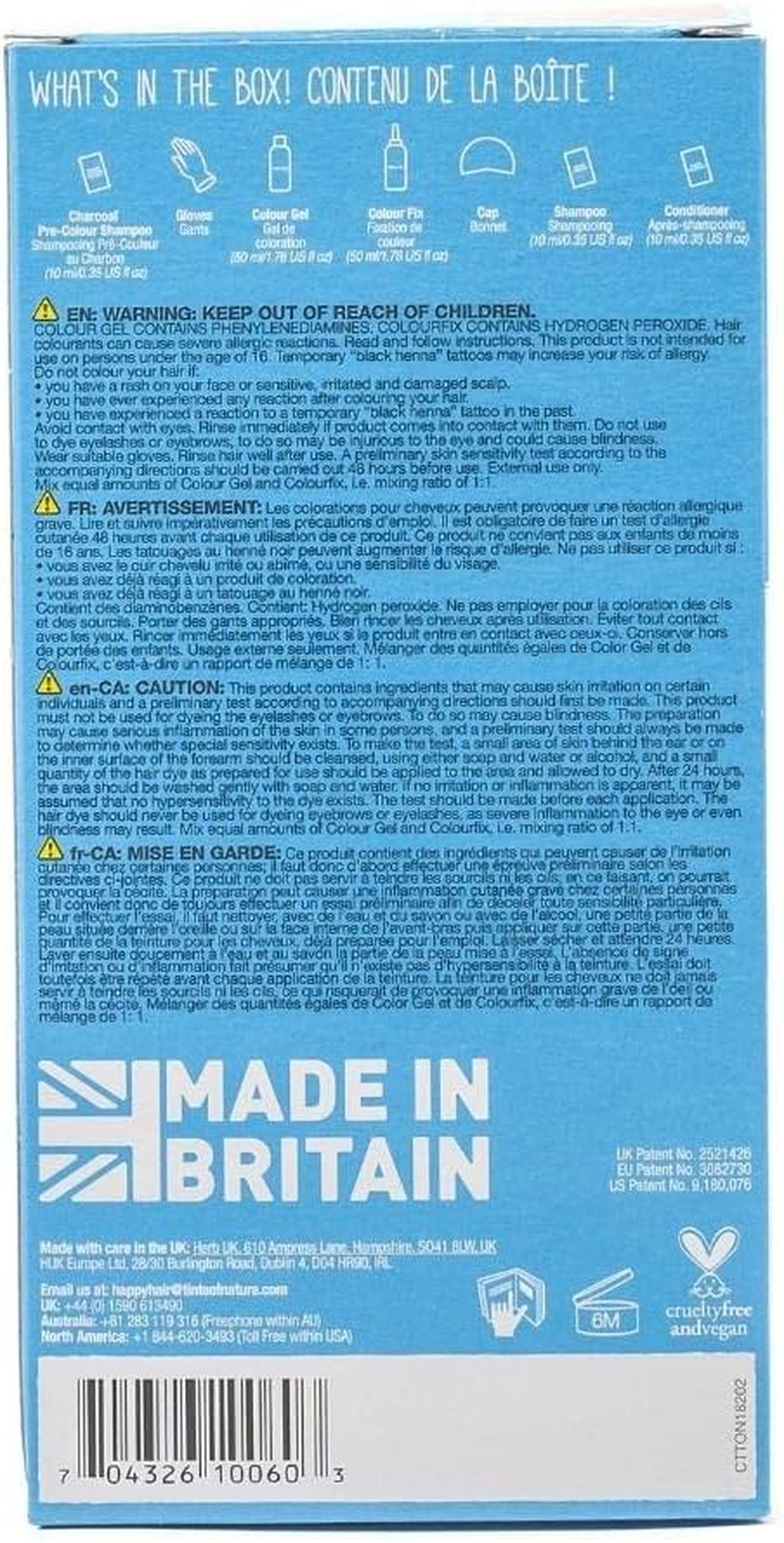 Tints of Nature 6N Natural Dark Blonde Permanent Hair Dye, Nourishes Hair and Covers Greys, Ammonia-Free, 130Ml