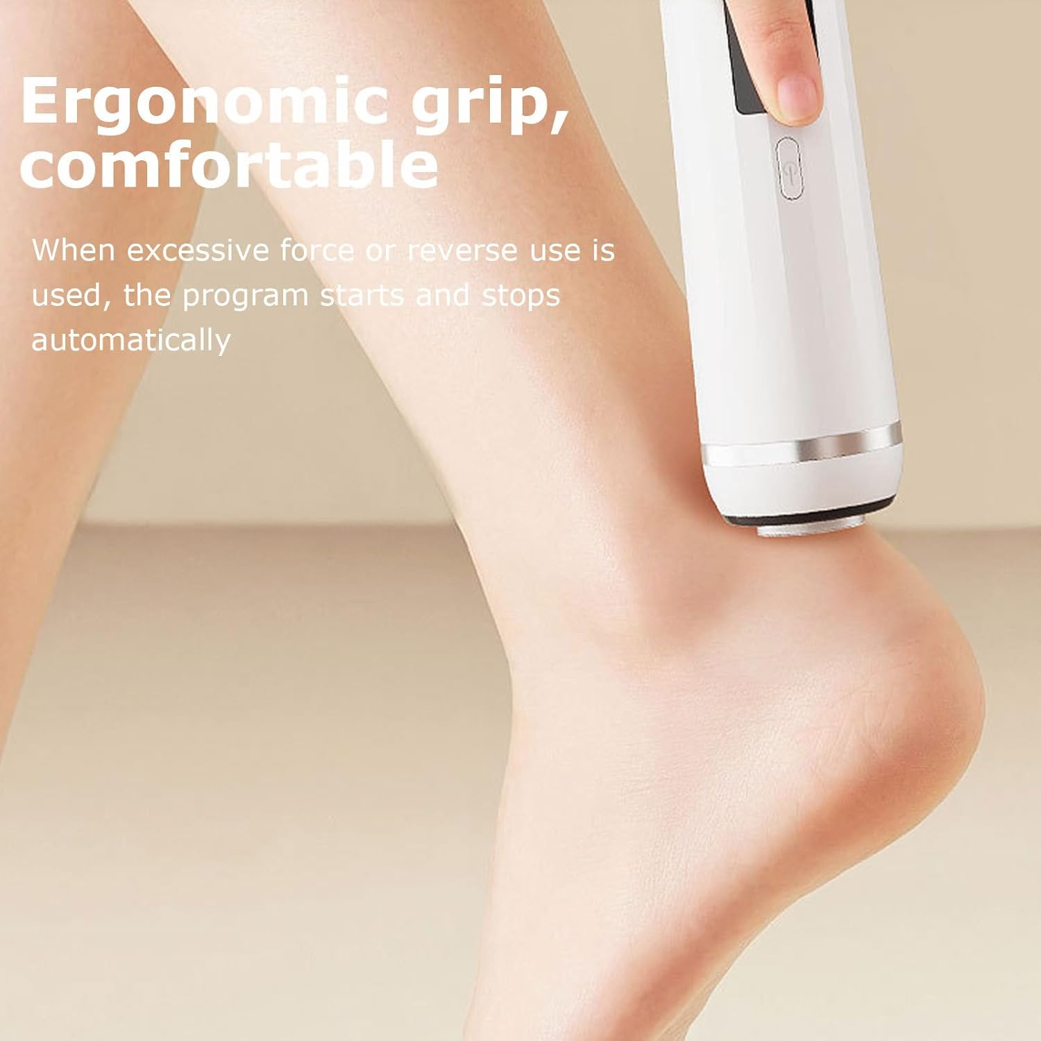Electric Foot File,Waterproof Pedicure Device,Electric Foot Grinder Device - for Home Travel Apartment School Women Men Senior