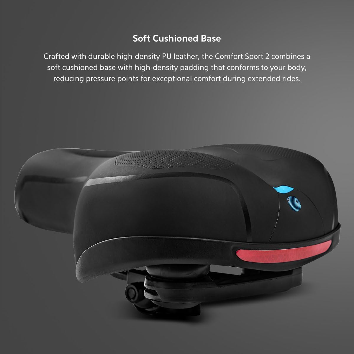 Lifespan Fitness Comfort Sport Spin and Exercise Bike Saddle image number 4