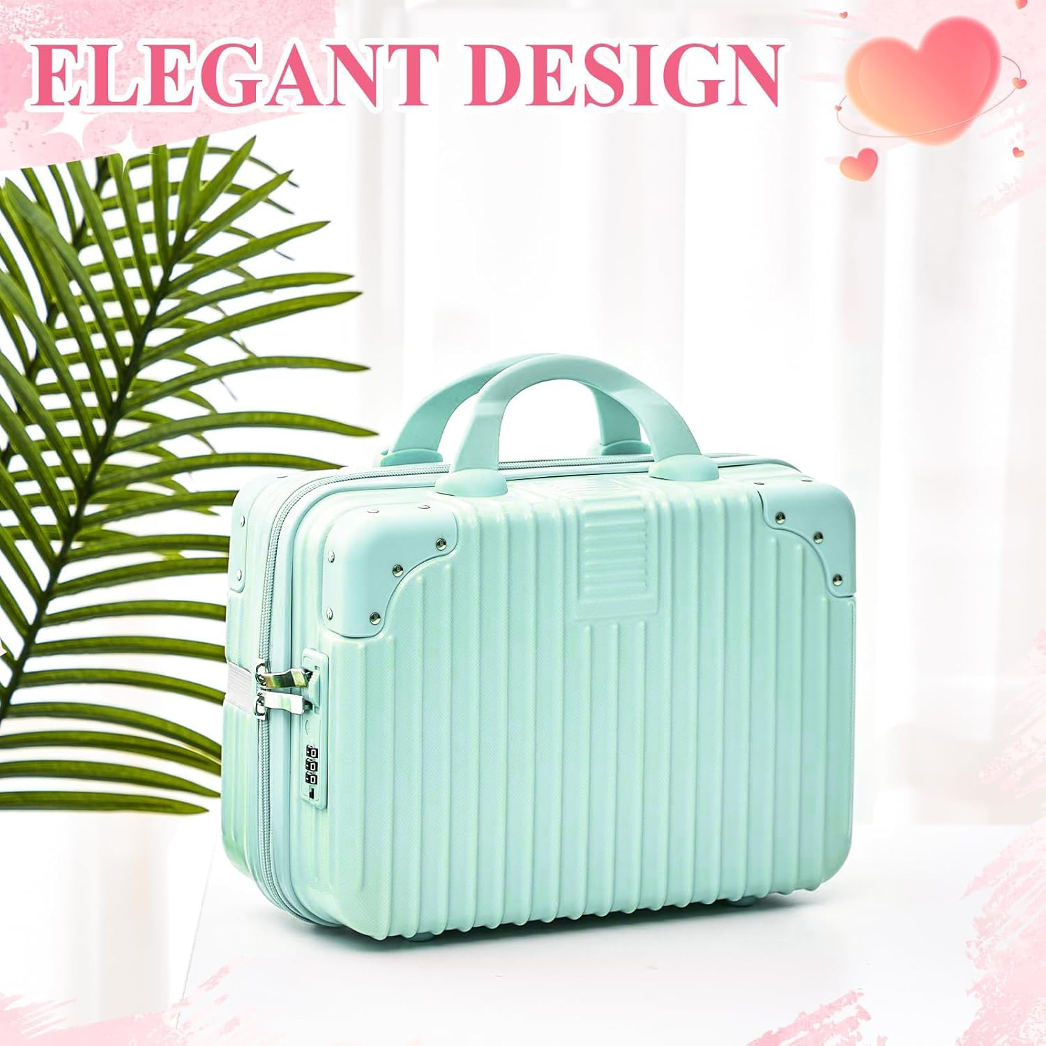 Kitchess Adult Game Toy Storage Organizer, 14-Inch Toy Container with Combination Lock, Locking Case for Storag Private Toy for Women and Men, 33X23X15Cm image number 3