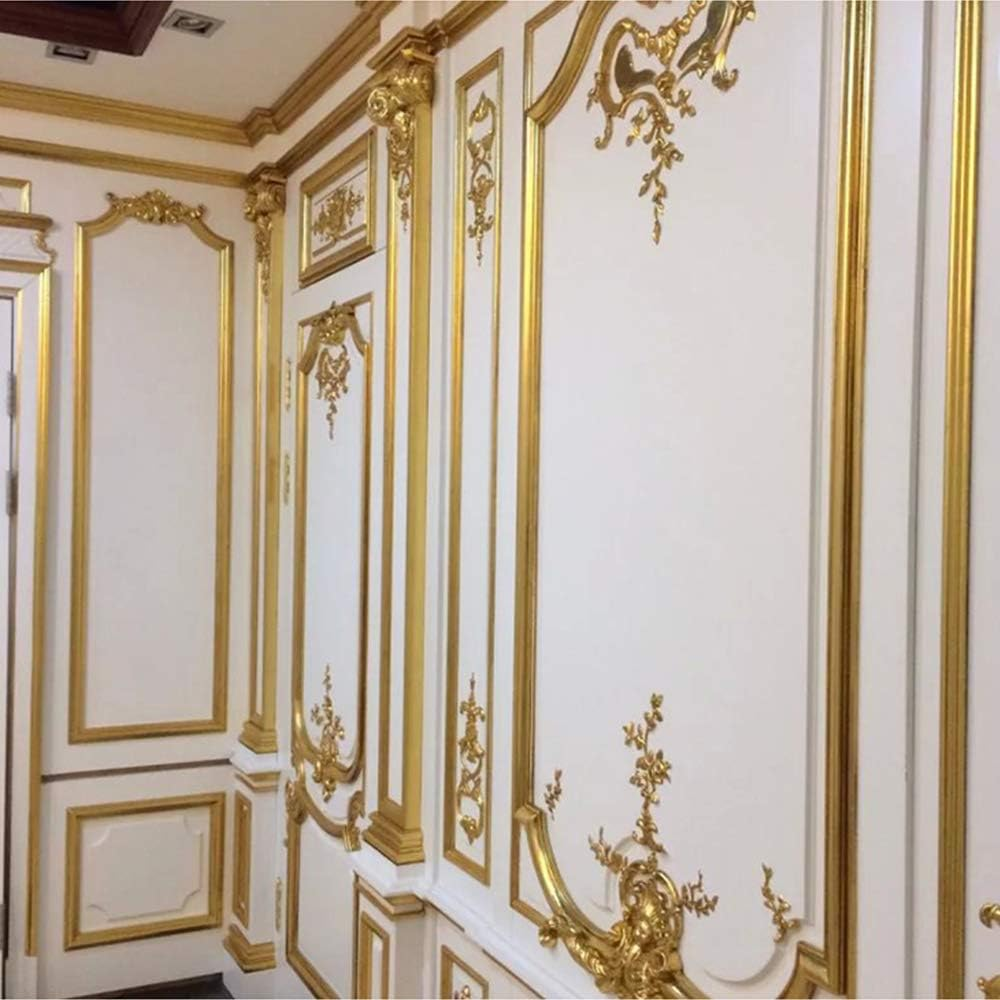 200 Sheets Gold Foil Paper Silver Leaf Gilding Foil Imitation Gold for Decoration, Art, DIY Nail ,Crafting and Furniture (Gold and Silver) image number 2