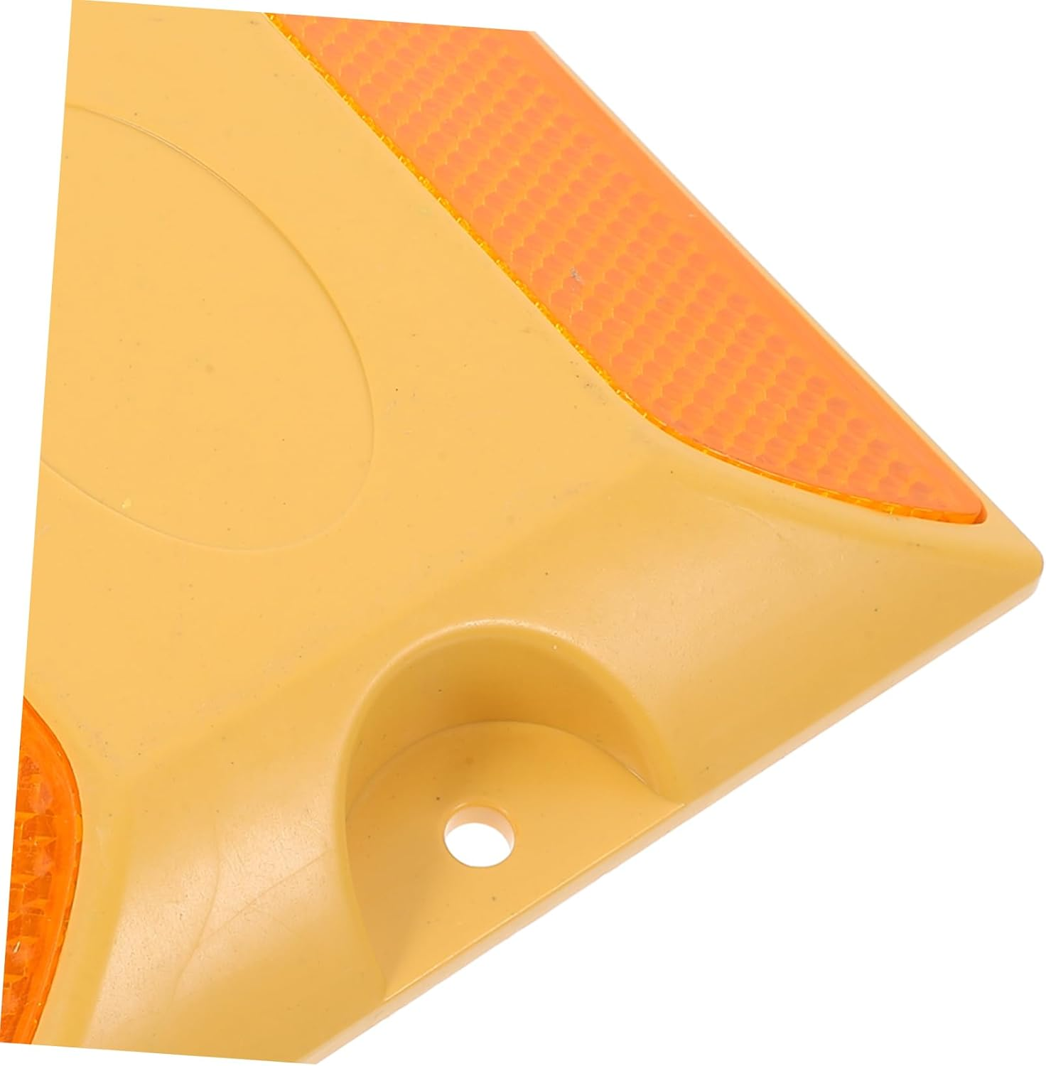 4Pcs Reflective Plastic Road Spikes Highway Deceleration Plate Buffer Pad for Driveway Night Safety image number 1