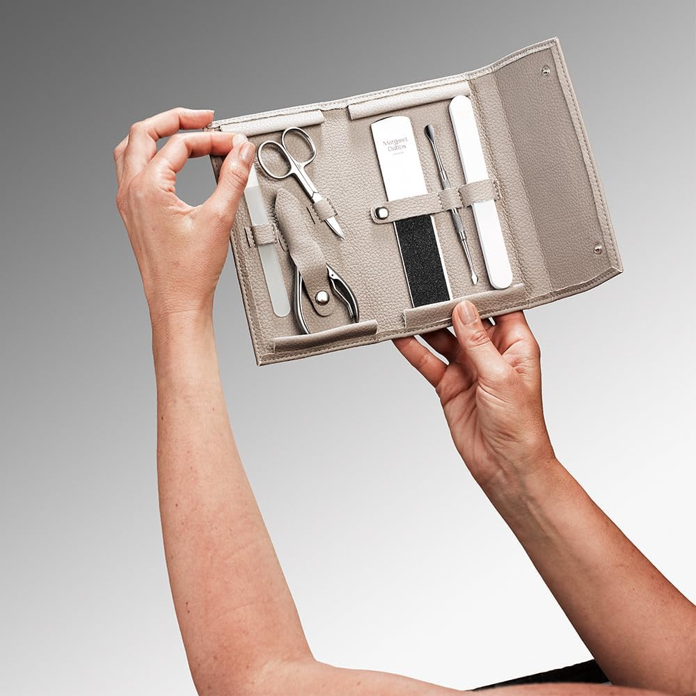 Manicure and Pedicure Set by Margaret Dabbs for Unisex - 6 Pc Foot File, Crystal Nail File, Super Shi image number 3