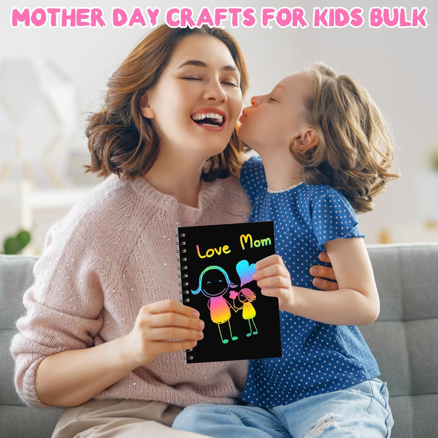 Party Favors for Kids: 24 Pack Rainbow Scratch Art Notebook Students Classroom Gifts Bulk for Girls Boys Goodie Bags Stuffers, Return Gifts for Birthday Party Favors Bulk Kids Crafts image number 2