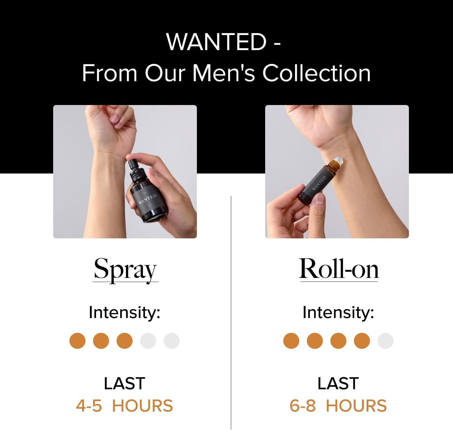 Pure Instinct WANTED the Original Pheromone Infused Essential Oil Roll-On Perfume Cologne - Men'S Collection - 0.34 Fl Oz/10.2Ml TSA Ready image number 3