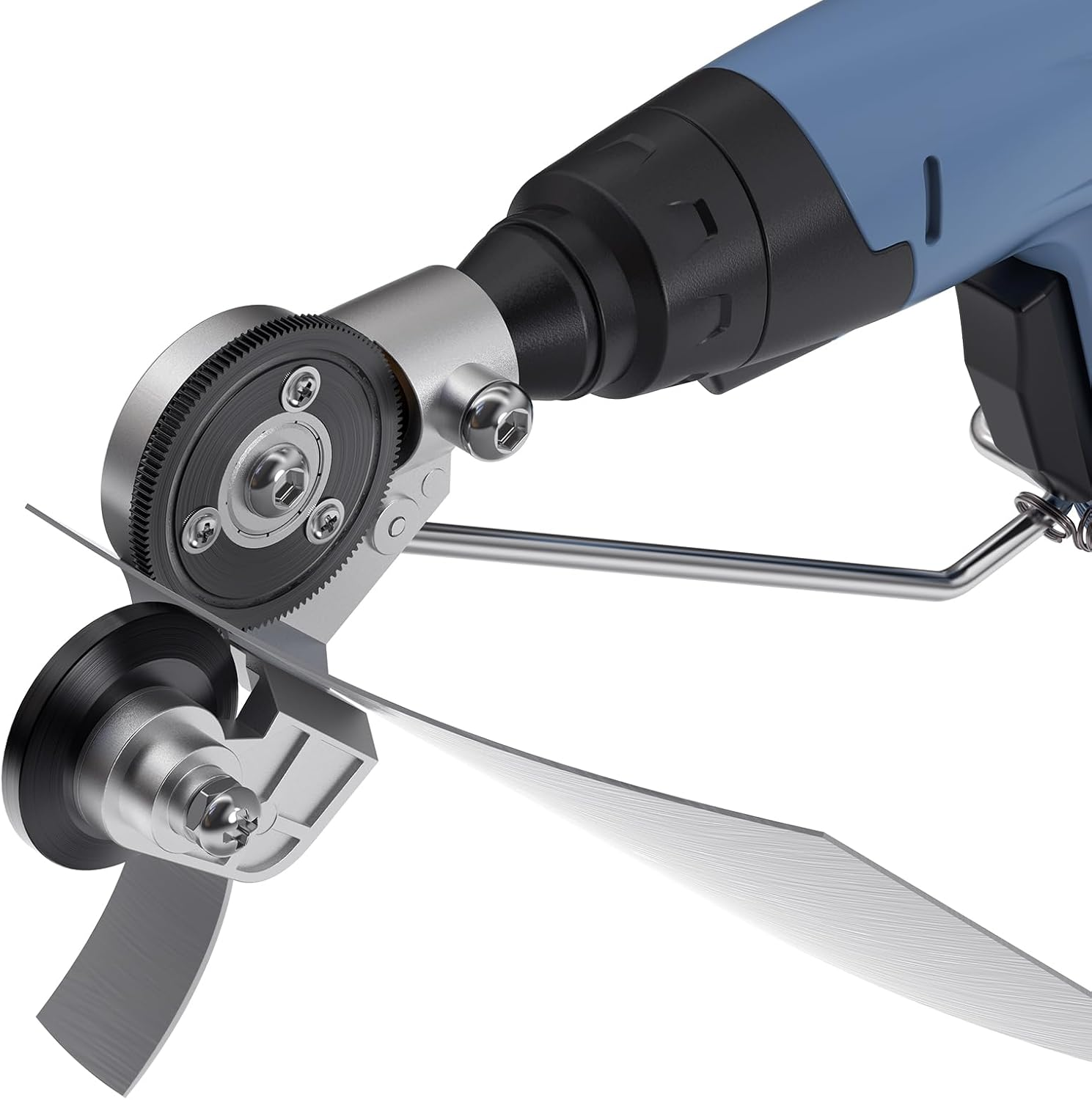 Electric Drill Plate Cutter Attachment, 2025Upgraded Metal Sheet Cutter Adapter - Drill Cut Pro Metal Plate Cutting - Nibbler Metal Drill Attachment for Iron, Copper, Aluminum, and Steel Sheets image number 6