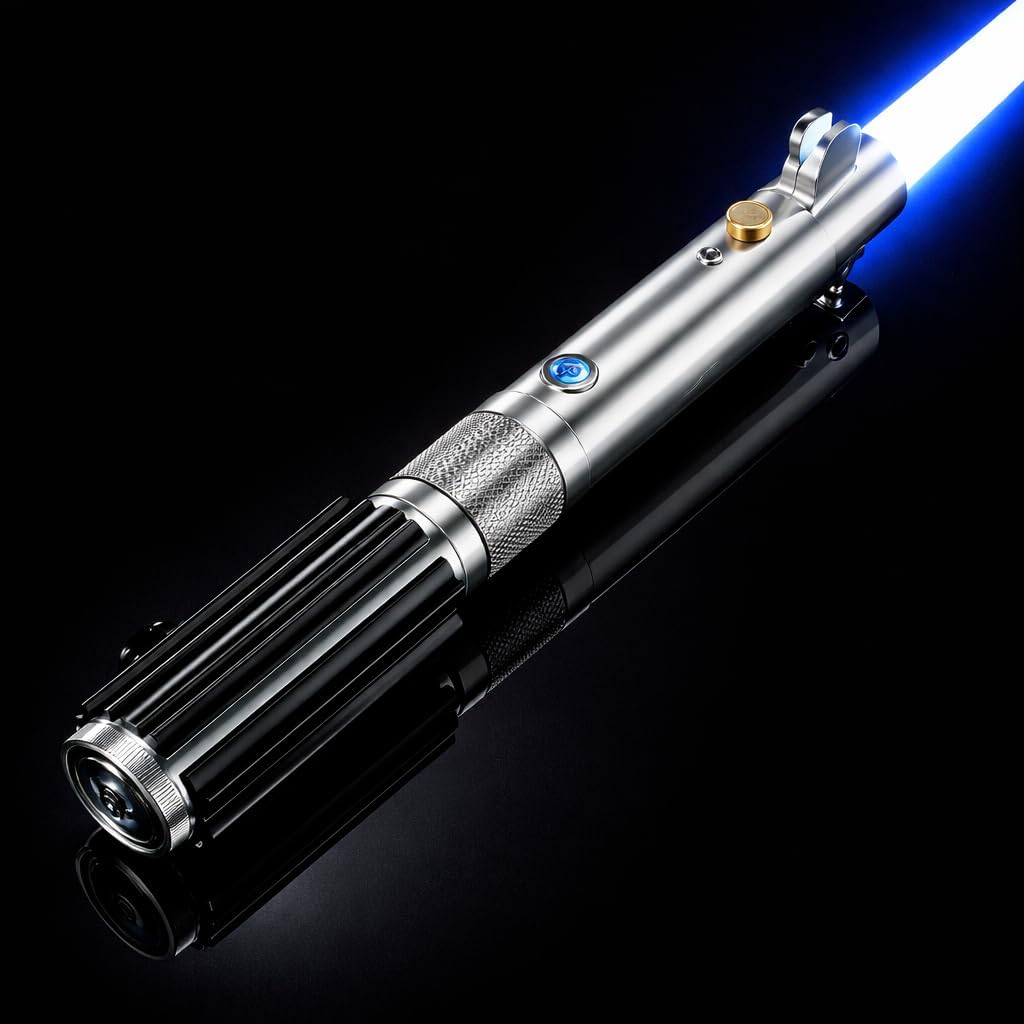 G4E Lightsaber with Bluetooth App, Smooth Swing, 16 Sound Fonts, Infinite RGB Colour Change, Motion Control. Upgraded RGB V3.0. Light Saber for Adults and Cosplay. (Ani RGB (Duelling)) image number 2
