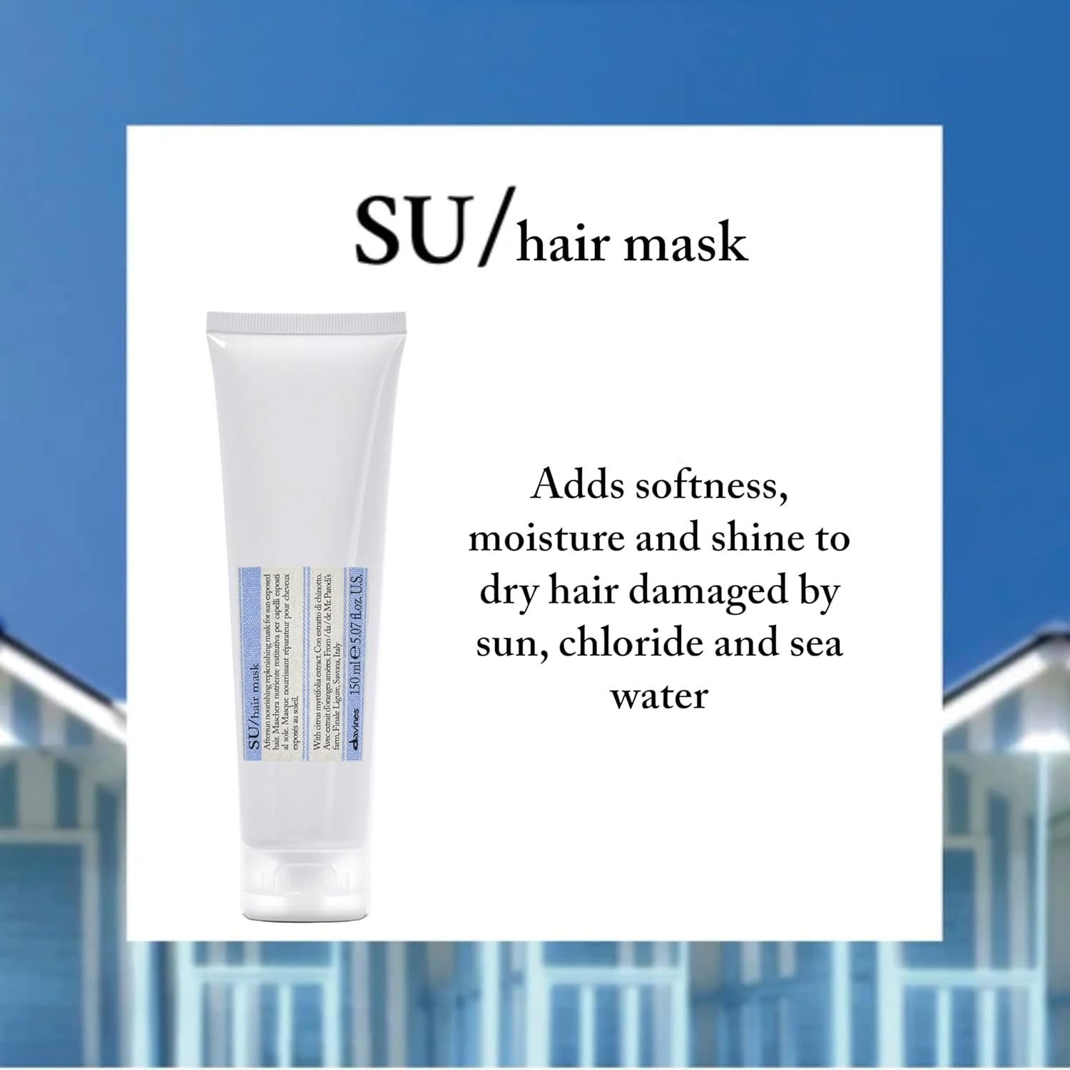 Davines Su Hair Mask 150 Ml image number 2