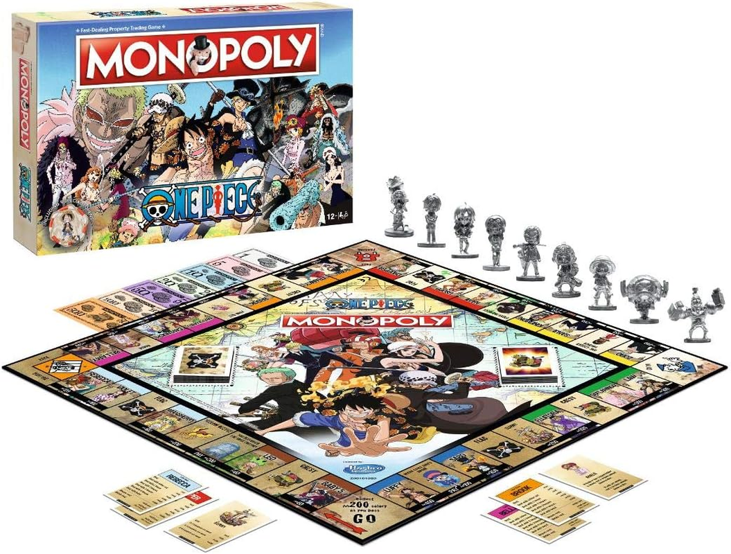 Winning Moves Monopoly One Piece Edition - Popular Board Game One Piece - Strategy Board Game with Family & Friends! - 2-6 Players Aged 12+ image number 6