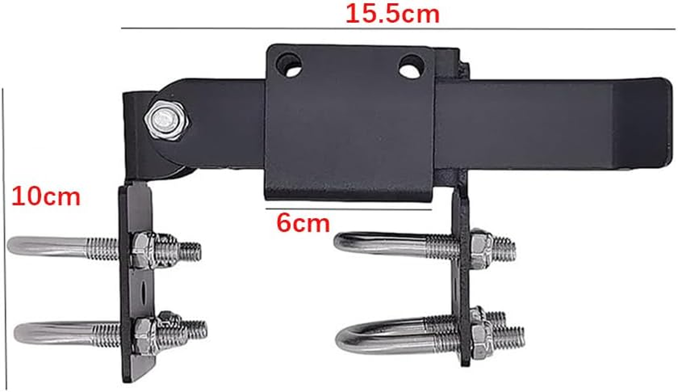 15.5&times;10 Cm Chain Link Fence Double Gate Latch,Windproof and Rainproof, Not Easy to Rust, Sturdy, Not Easily Deformed, Durable and Long-Lasting,Secure,Equipped with a Hanging Lock Hole Design image number 3