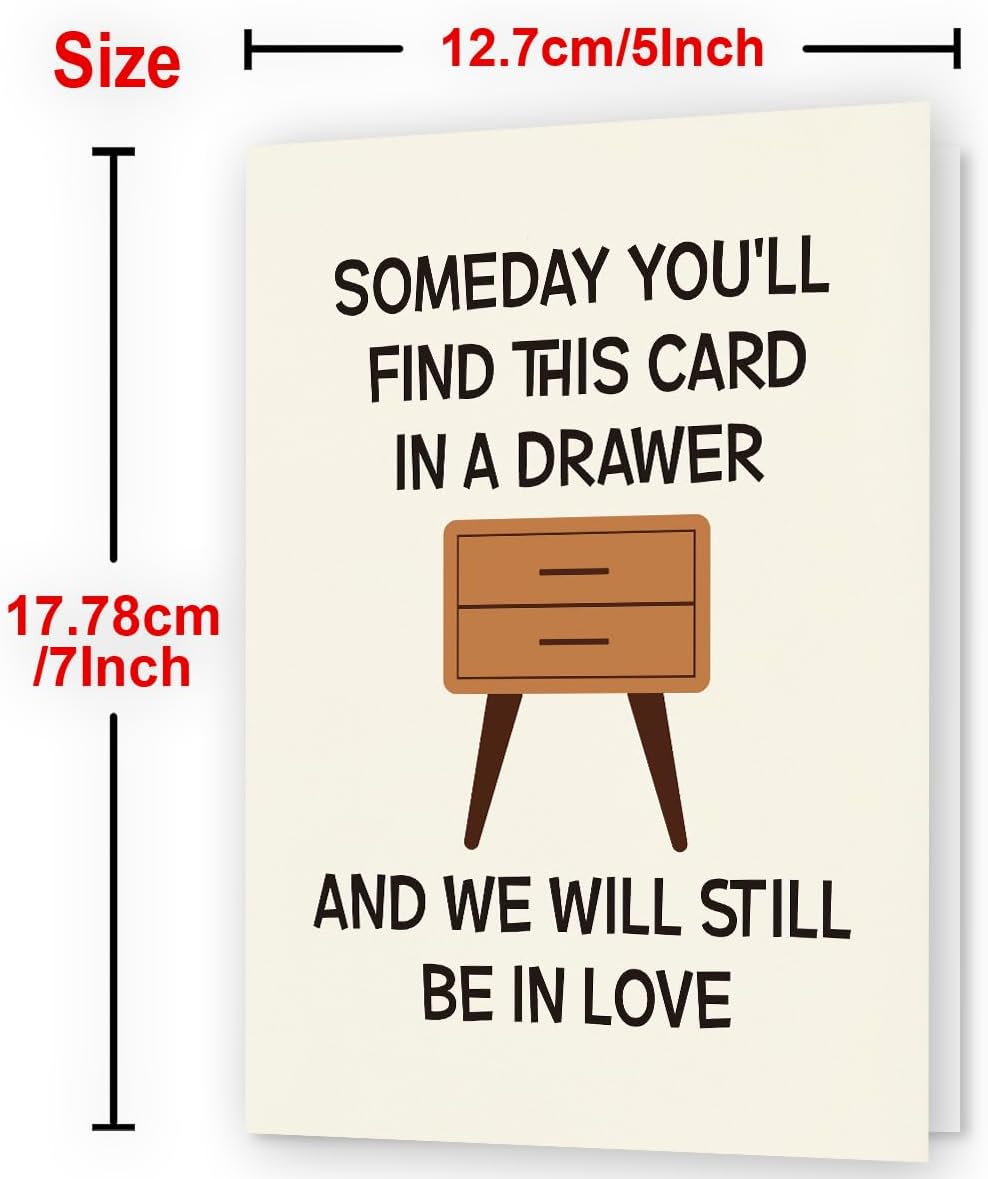 Wowbefun Funny Birthday Card & Gifts for Husband Boyfriend Him, Happy Anniversary Card & Gifts, Valentine Day