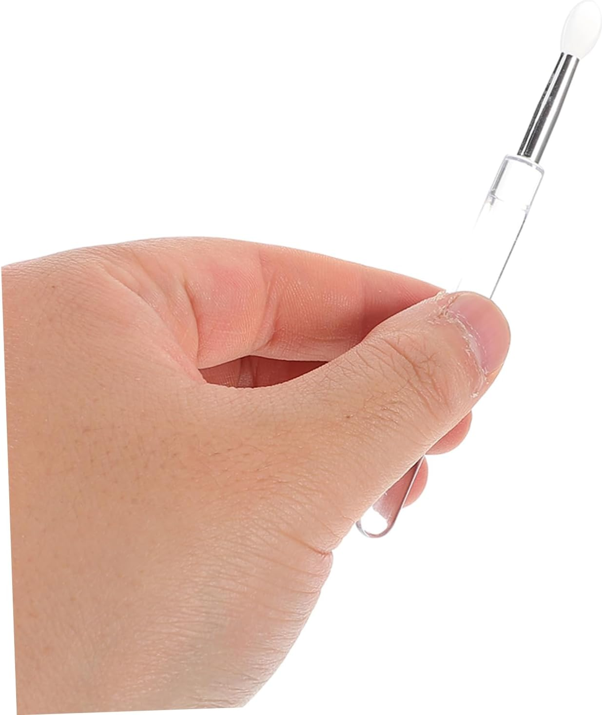 WRITWAA 20Pcs Nail Brush Nail Brush Makeup Tool for Powder Application Chrome Applicator