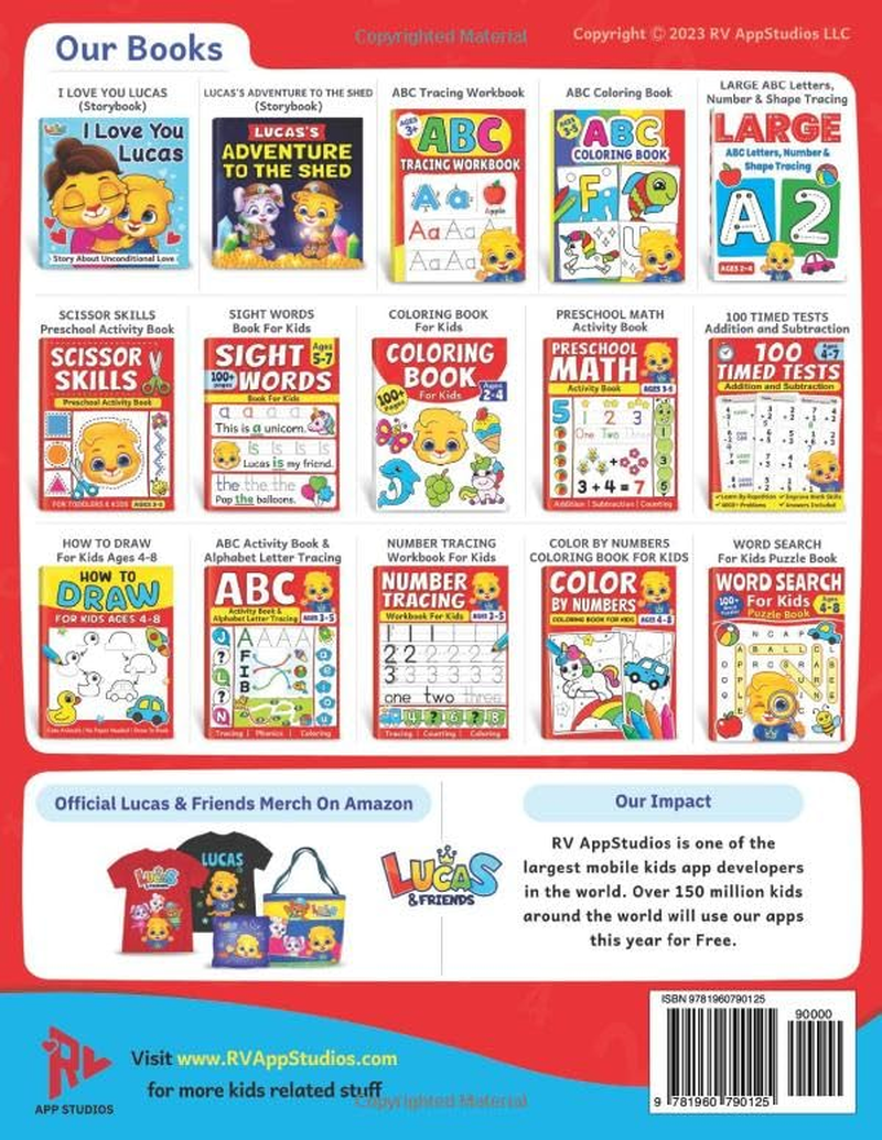 Kindergarten Math Activity Book: Addition, Subtraction, Learn to Count, Number Tracing, Money, Time, Word Problems & More | Kids Learning Activity ... Math Workbook for Kids Ages 5 to 7 image number 1