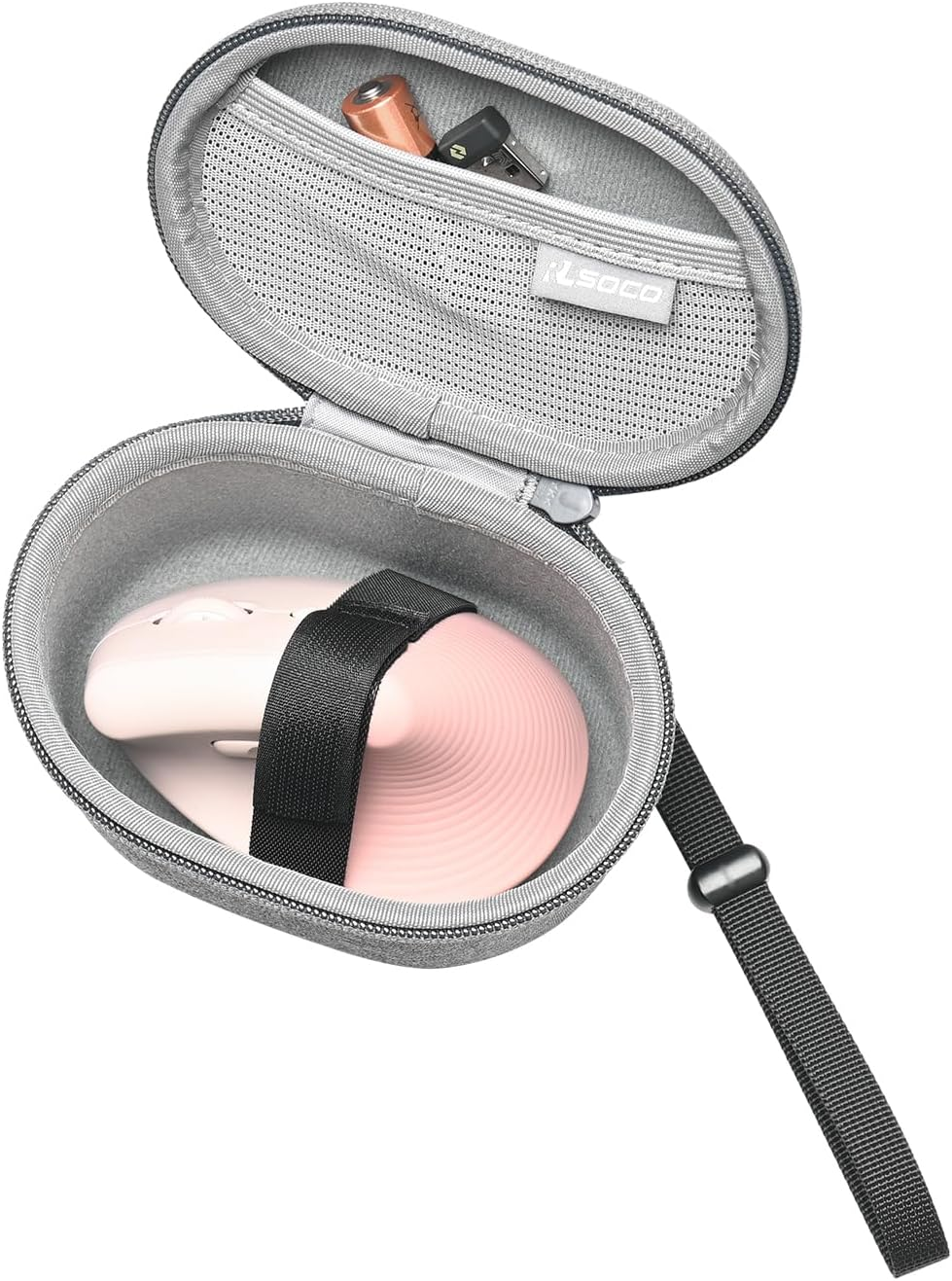 RLSOCO Hard Case for Logitech Lift Vertical/Mx Vertical Wireless Ergonomic Mouse - Grey (Case Only)