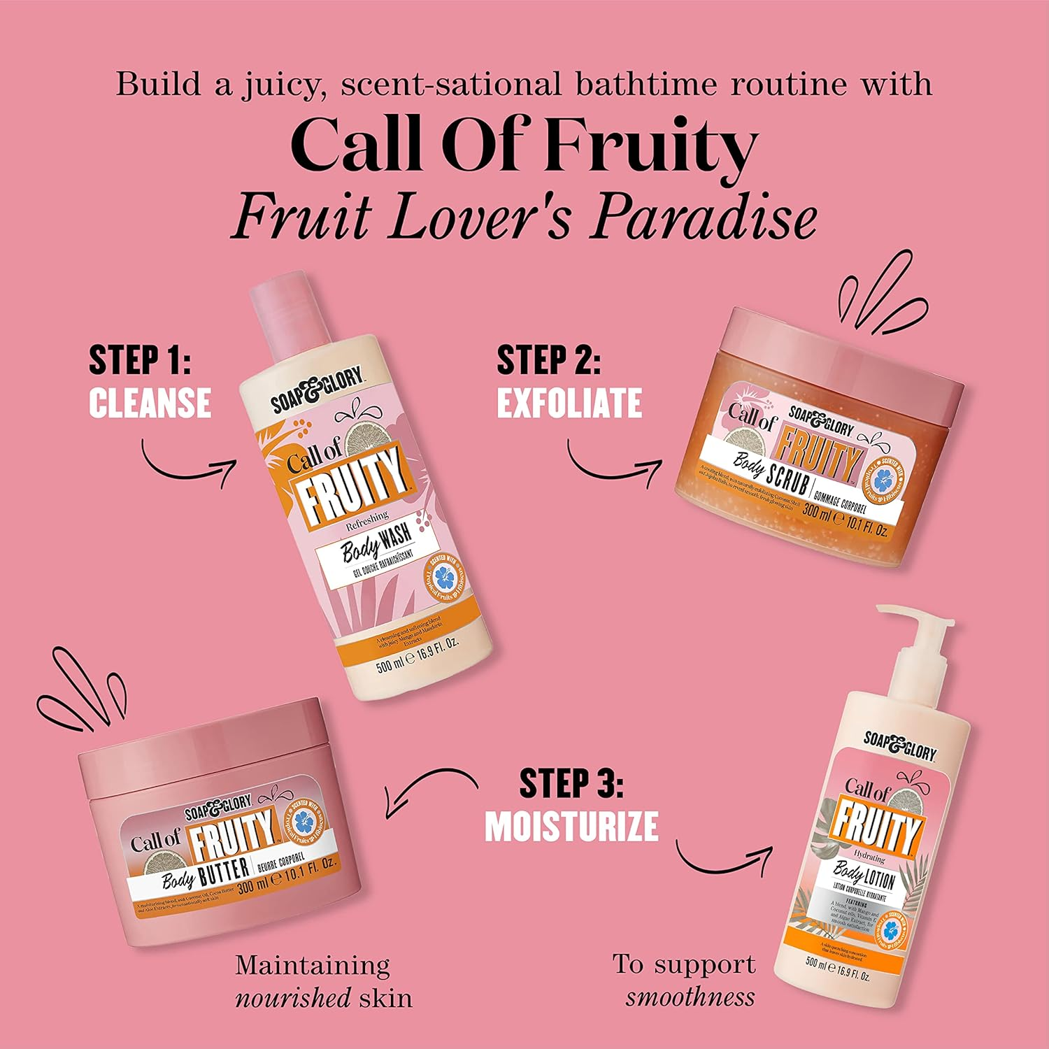 Soap & Glory Call of Fruity Lotion 500Ml image number 6